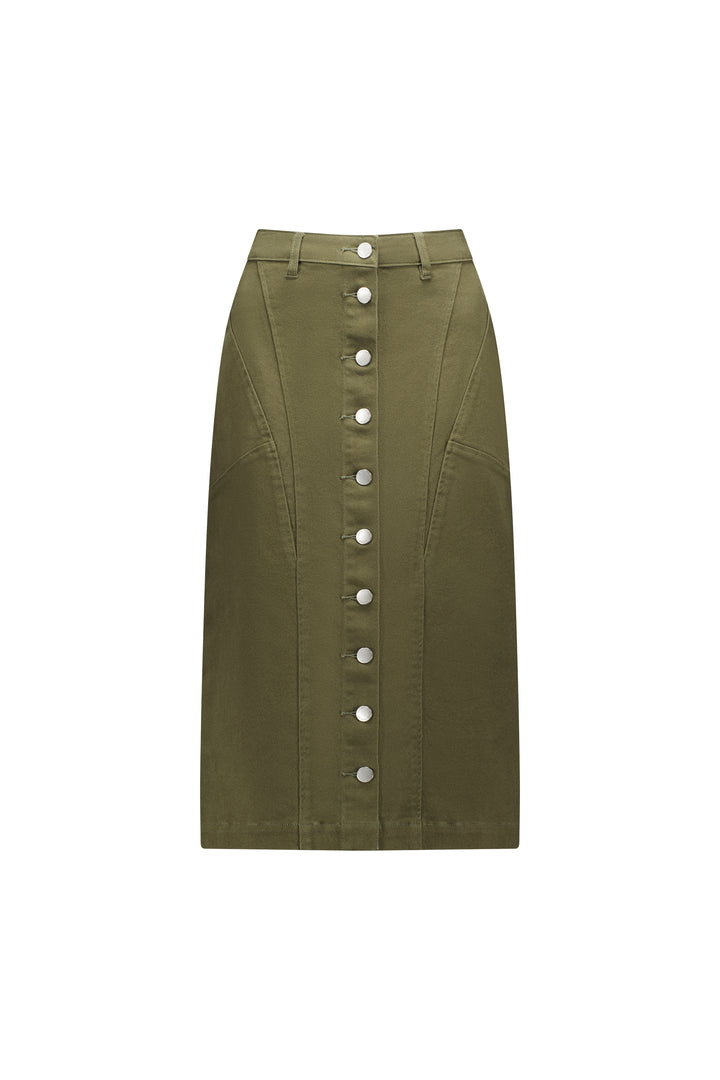K4028 Khaki - Koa Skirt - Knewe Label