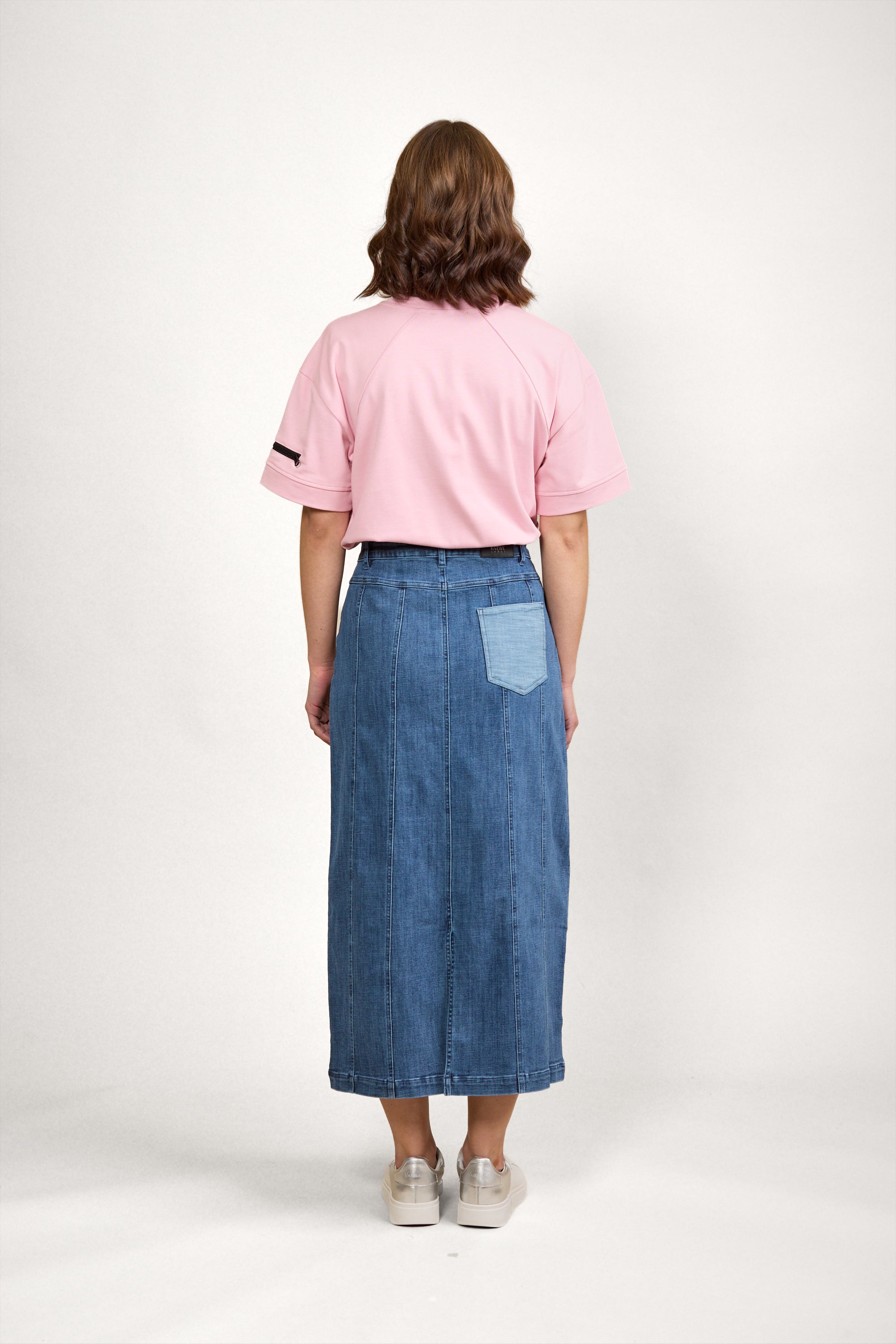 K4032 Cooper Skirt - Blue Wash - Knewe Label