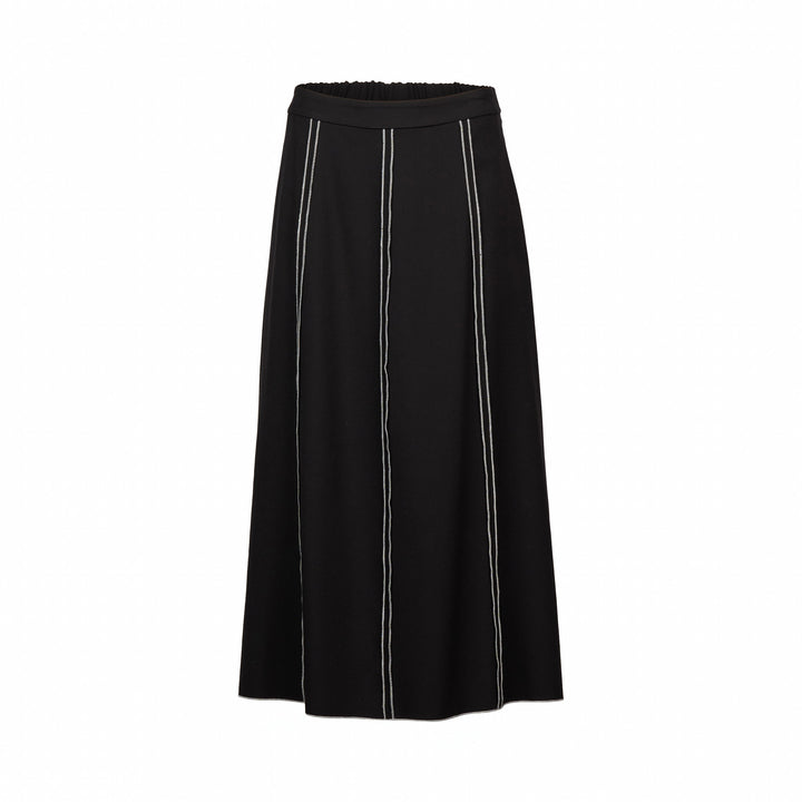 K4033W Frame Skirt - Black/White - Knewe Label