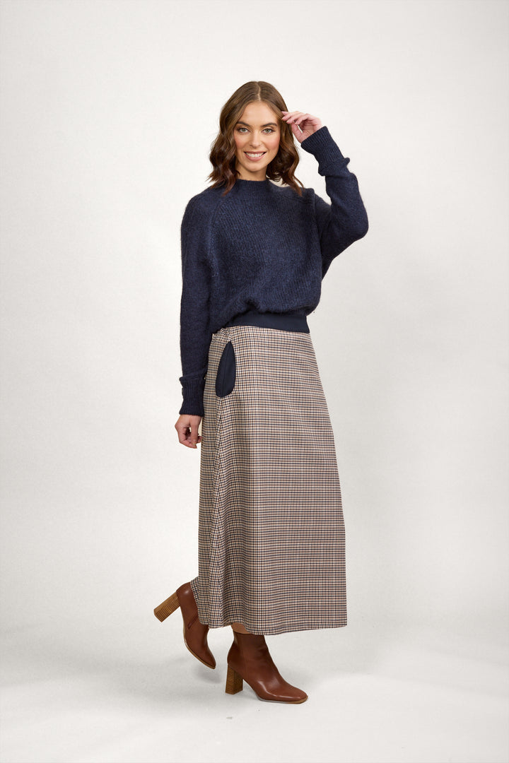 K4034 Jude Skirt - Vogue Check - Knewe Label