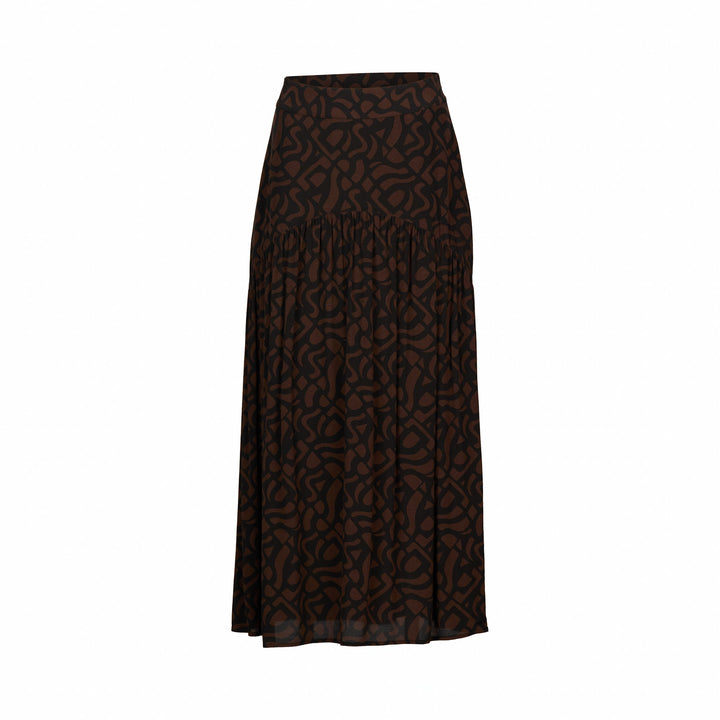 K4035 Milan Skirt - Mocha - Knewe Label