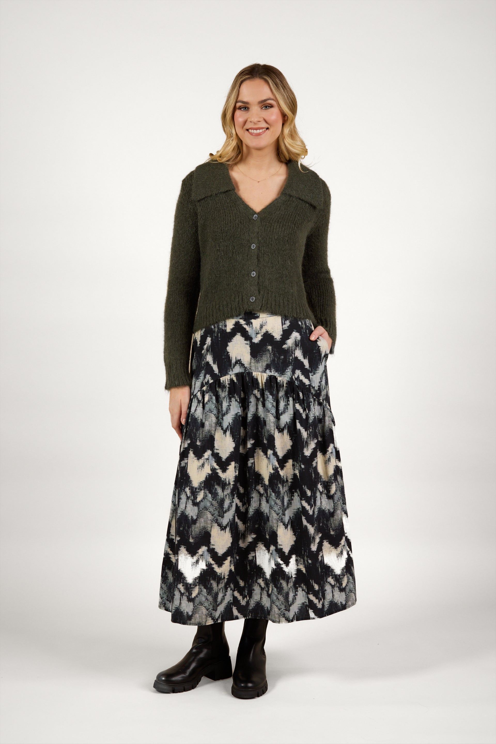 K4035 Milan Skirt - Saint - Knewe Label