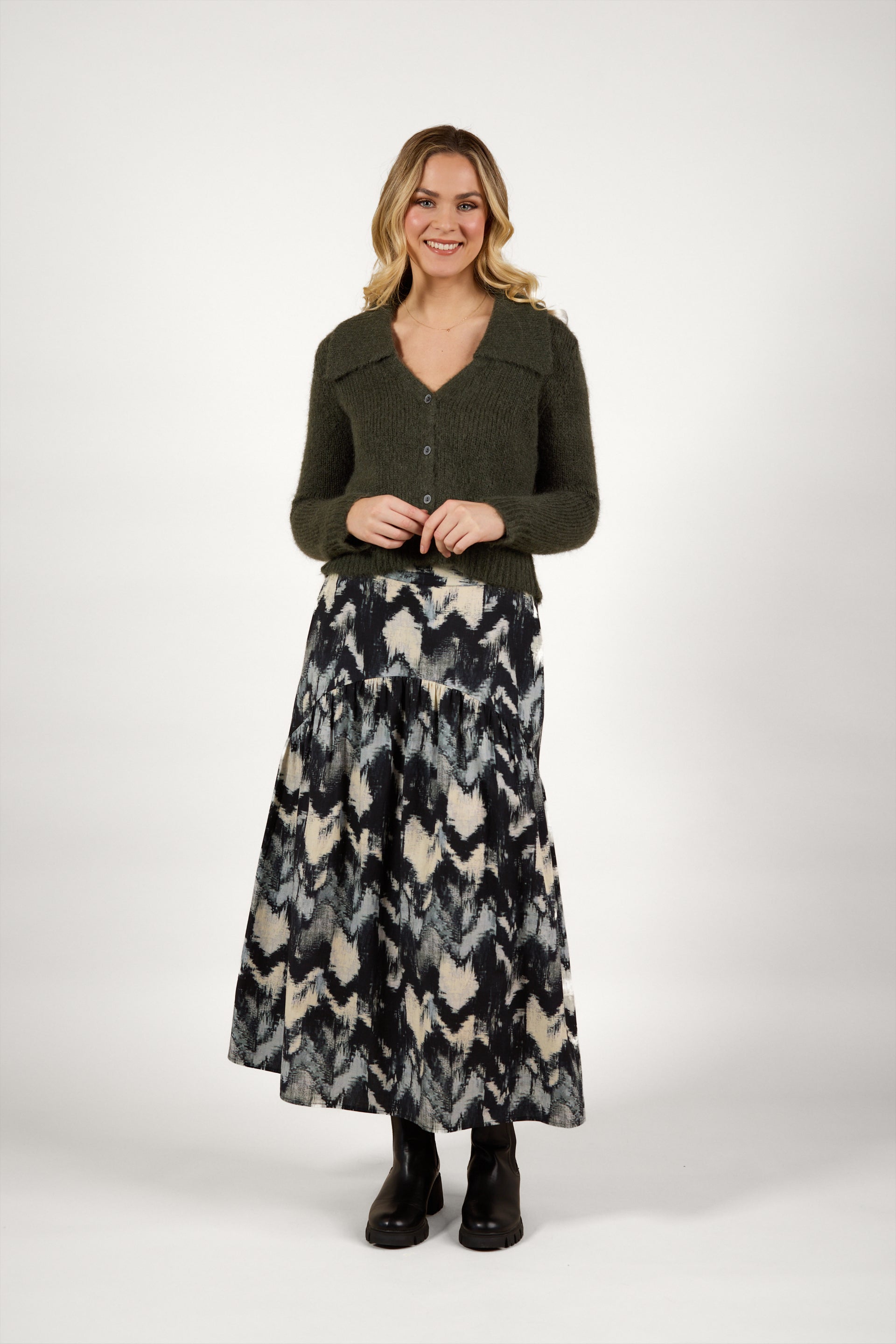 K4035 Milan Skirt - Saint - Knewe Label