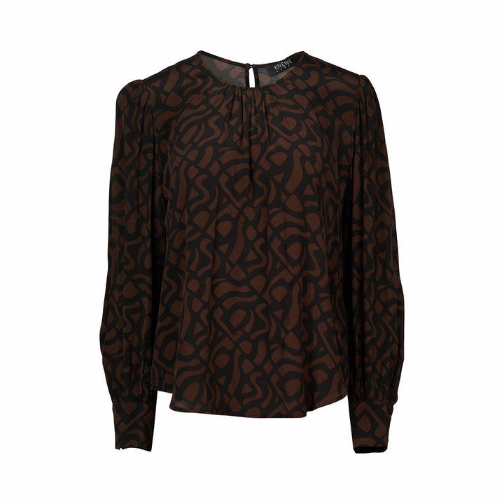 K5070 Lexie Top - Mocha - Knewe Label