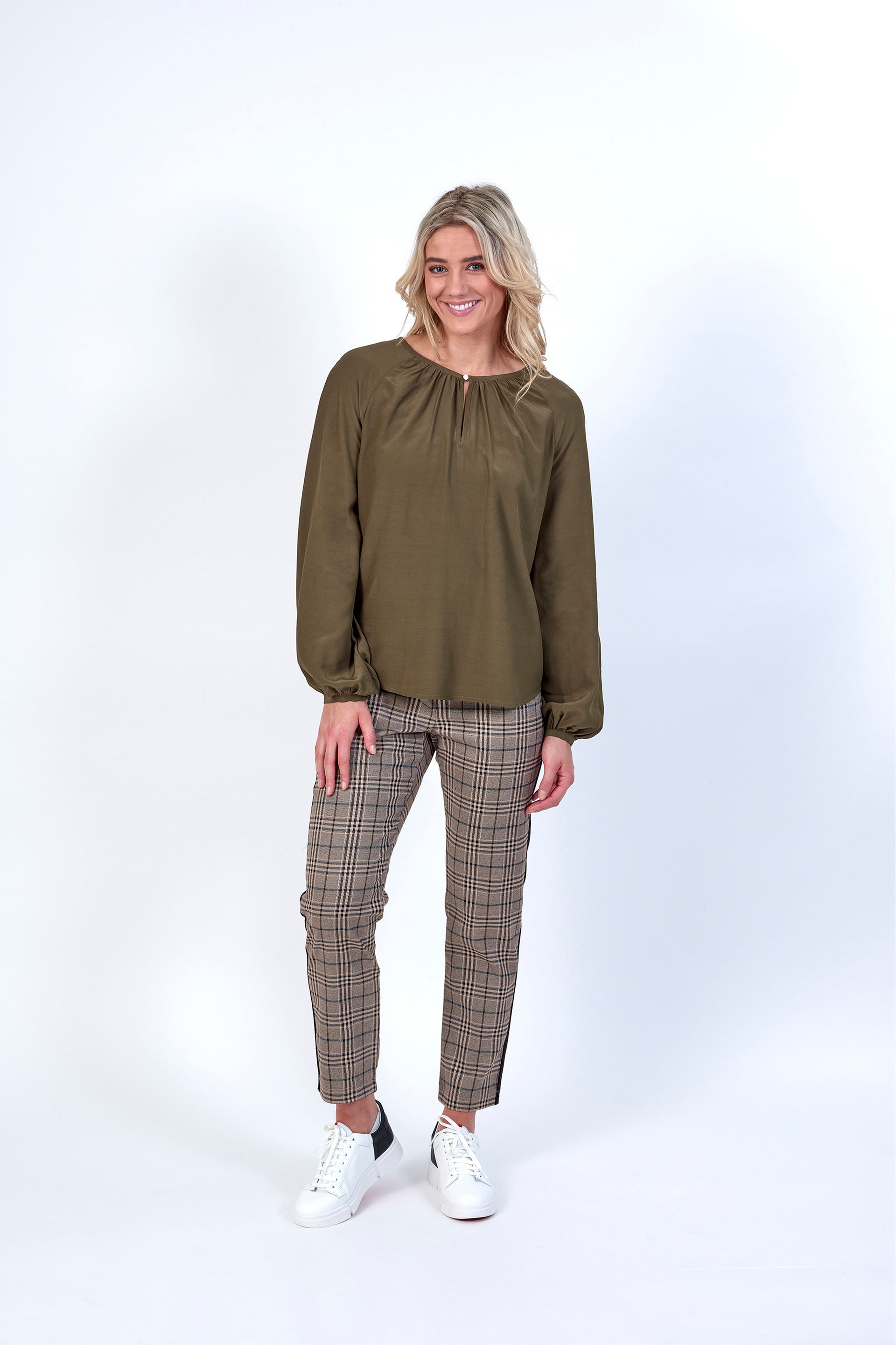 K5074 Khaki - Billie Top - Knewe Label