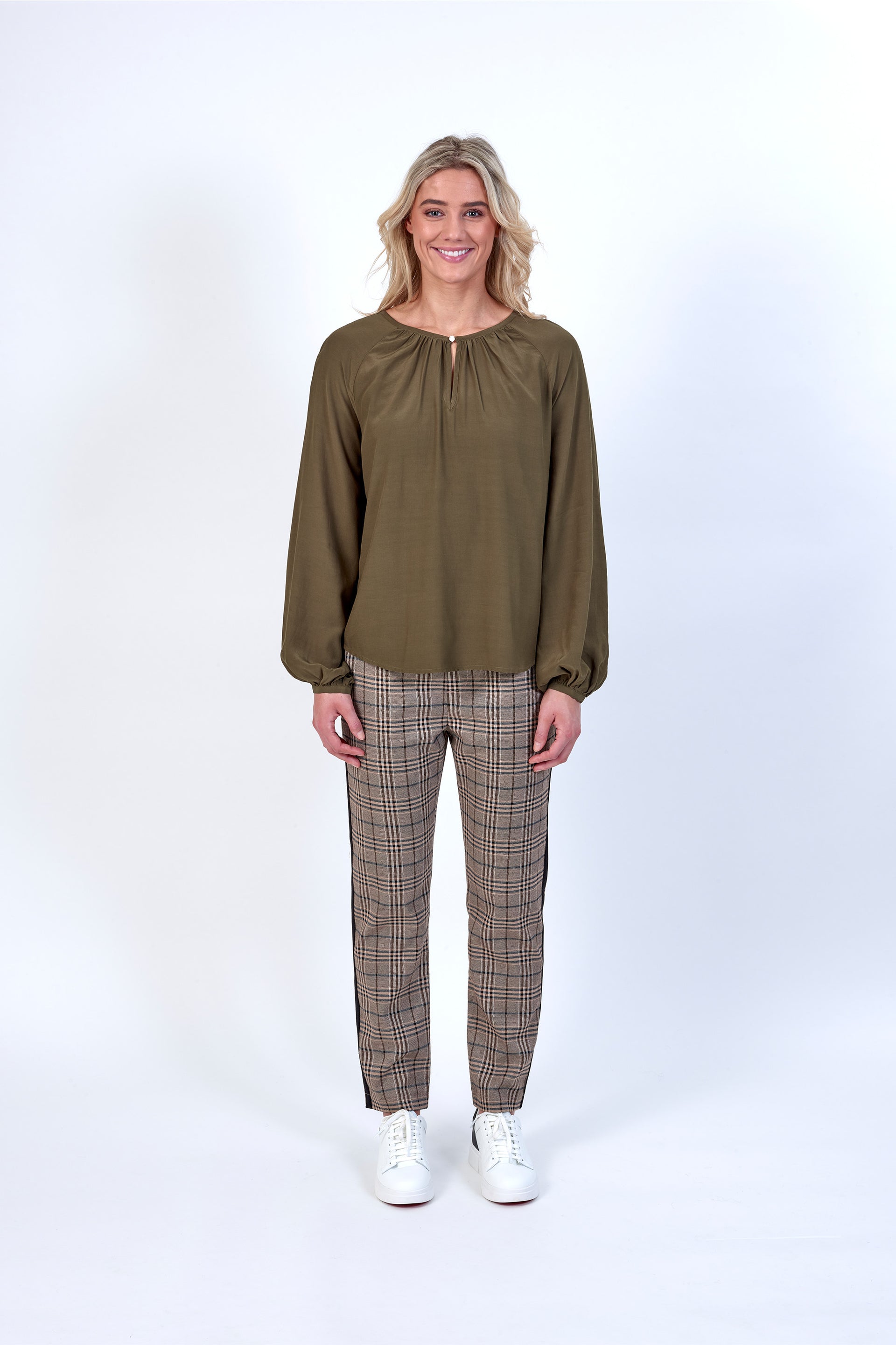 K5074 Khaki - Billie Top - Knewe Label