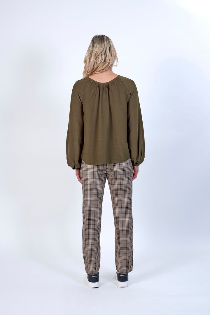 K5074 Khaki - Billie Top - Knewe Label