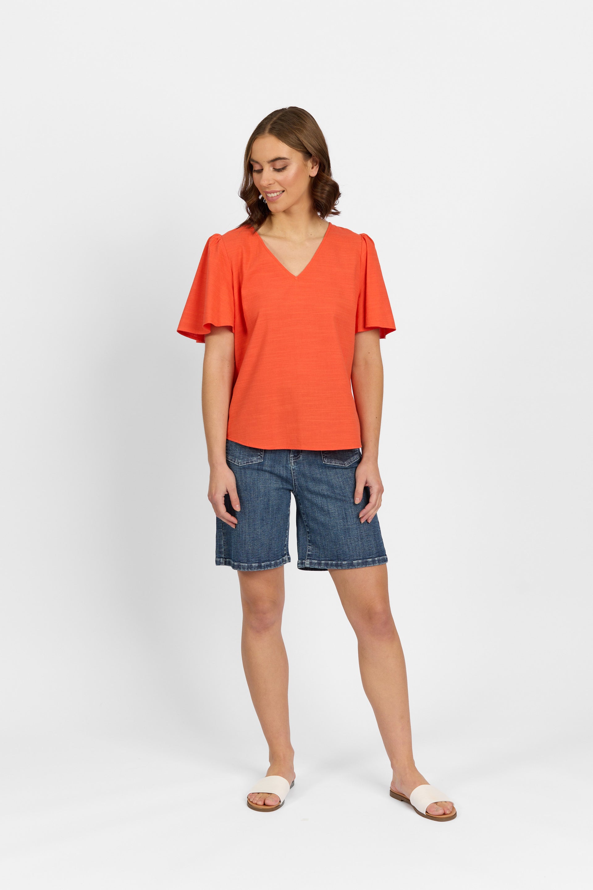 K5077C Melon - Hour Top - Knewe Label