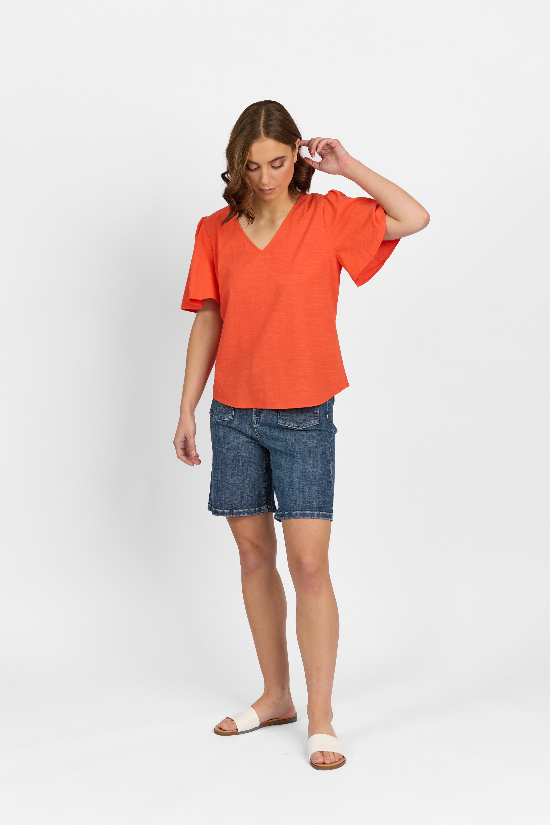 K5077C Melon - Hour Top - Knewe Label
