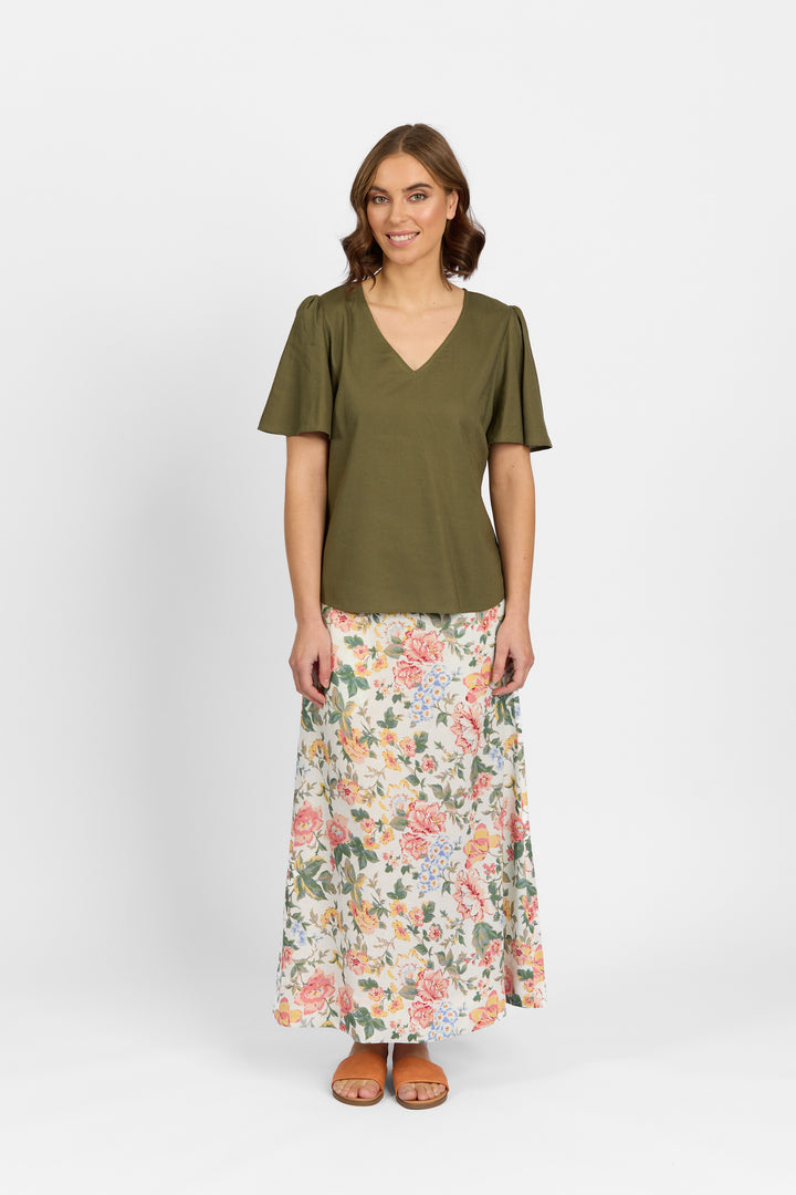 K5077 Olive - Hour Top - Knewe Label