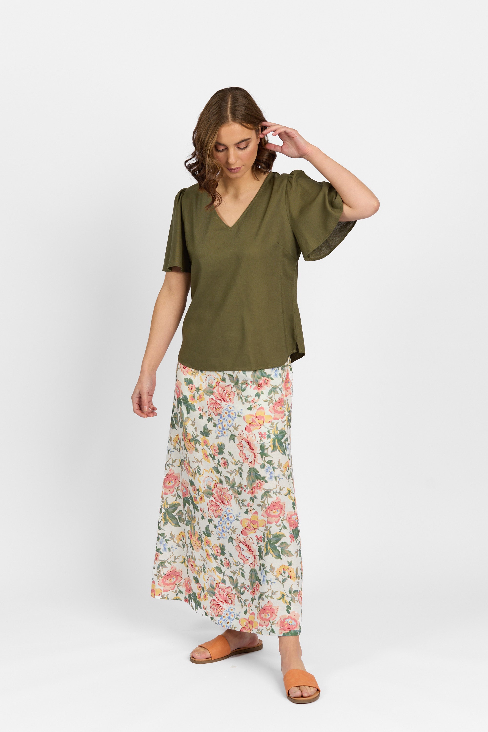 K5077 Olive - Hour Top - Knewe Label