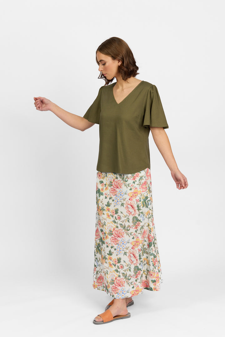 K5077 Olive - Hour Top - Knewe Label