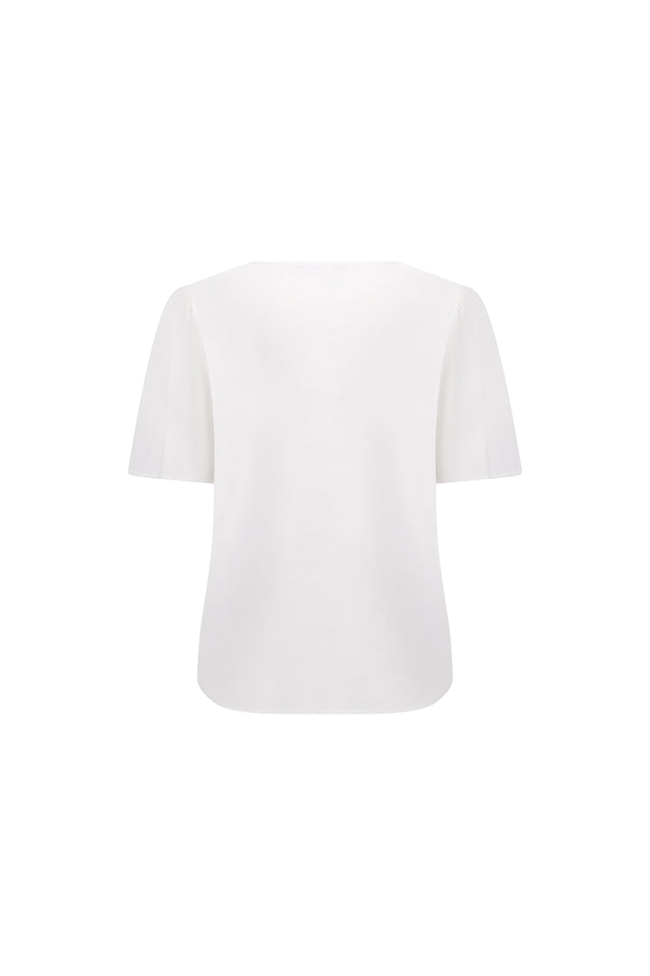 K5077 White - Hour Top - Knewe Label
