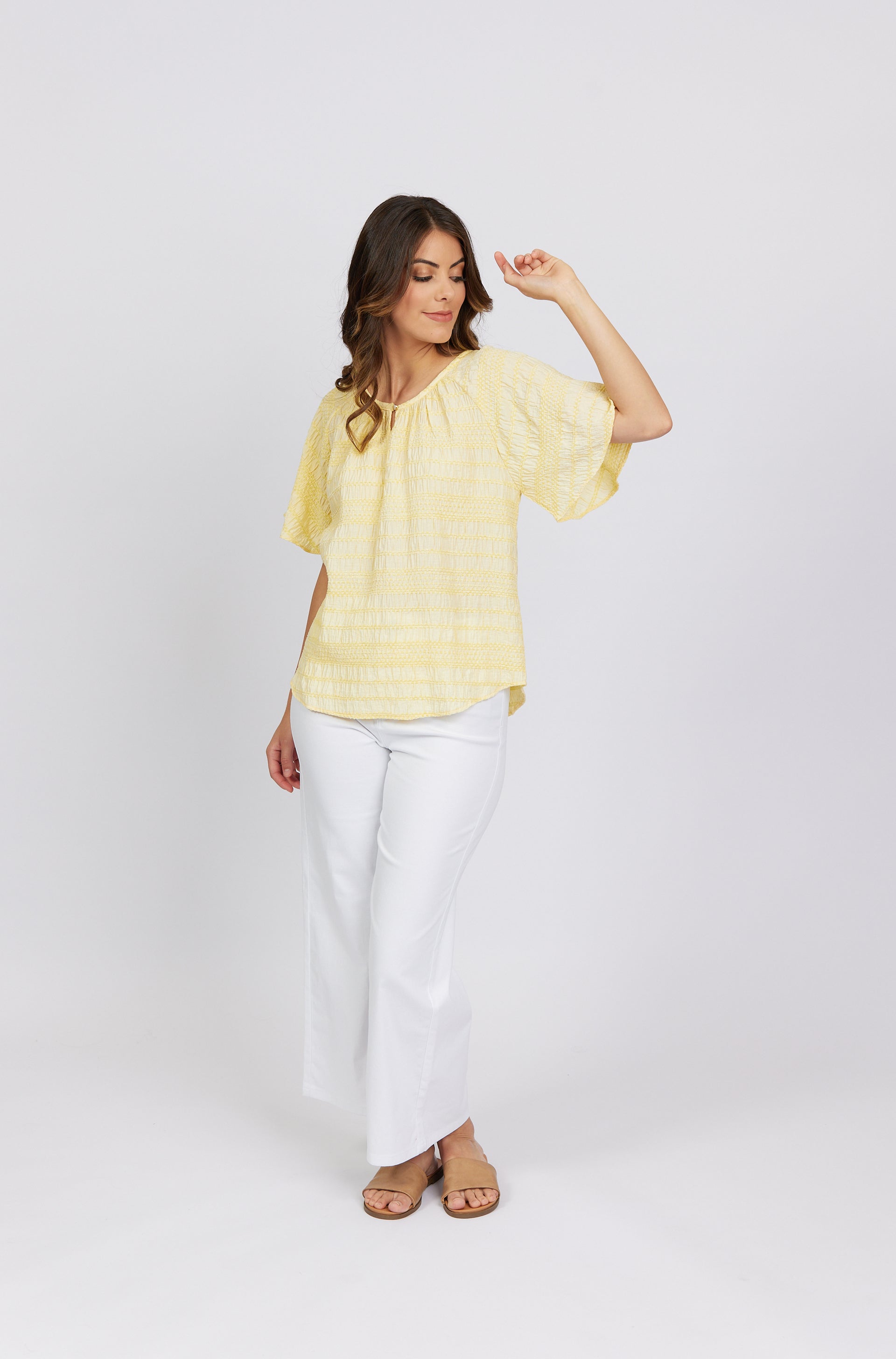 K5083 Lemon - Hazel Top - Knewe Label