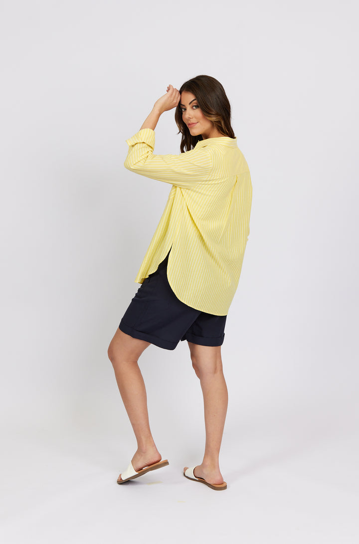 K5088 Lemon Stripe - Tide Shirt - Knewe Label