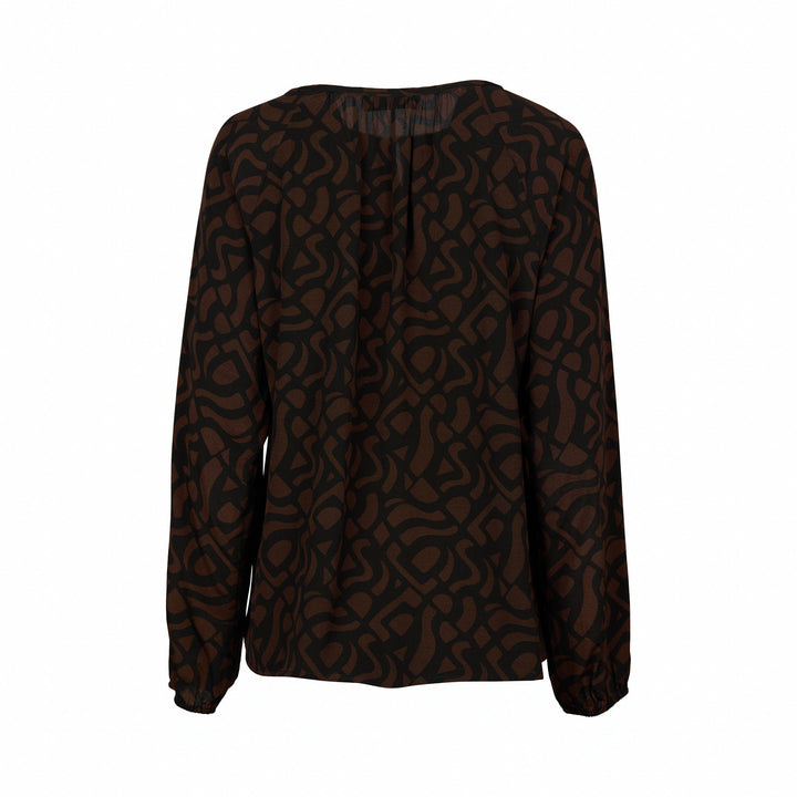 K5089 Story Top - Mocha - Knewe Label