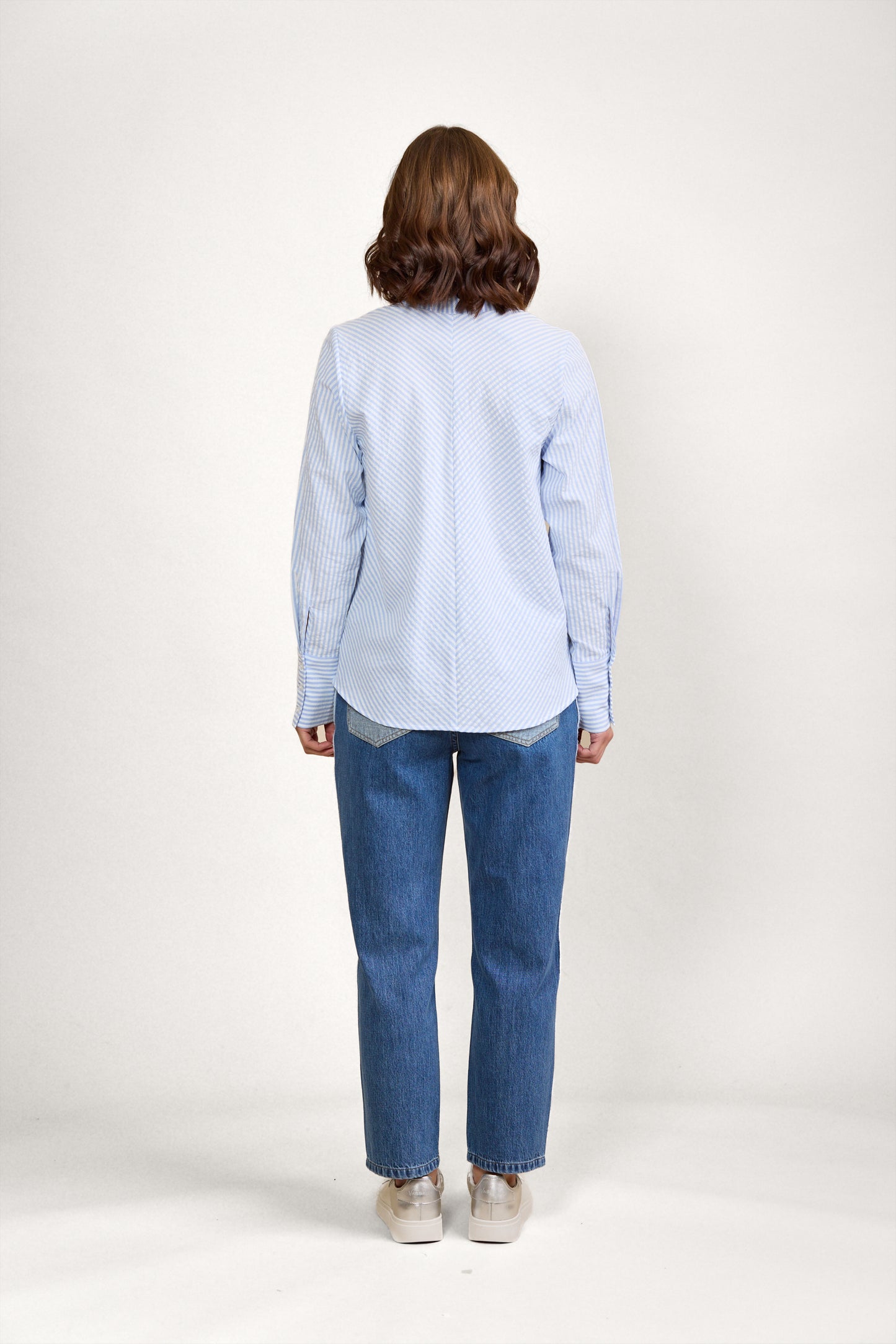 K5091 Iggy Shirt - Blue/White Stripe - Knewe Label