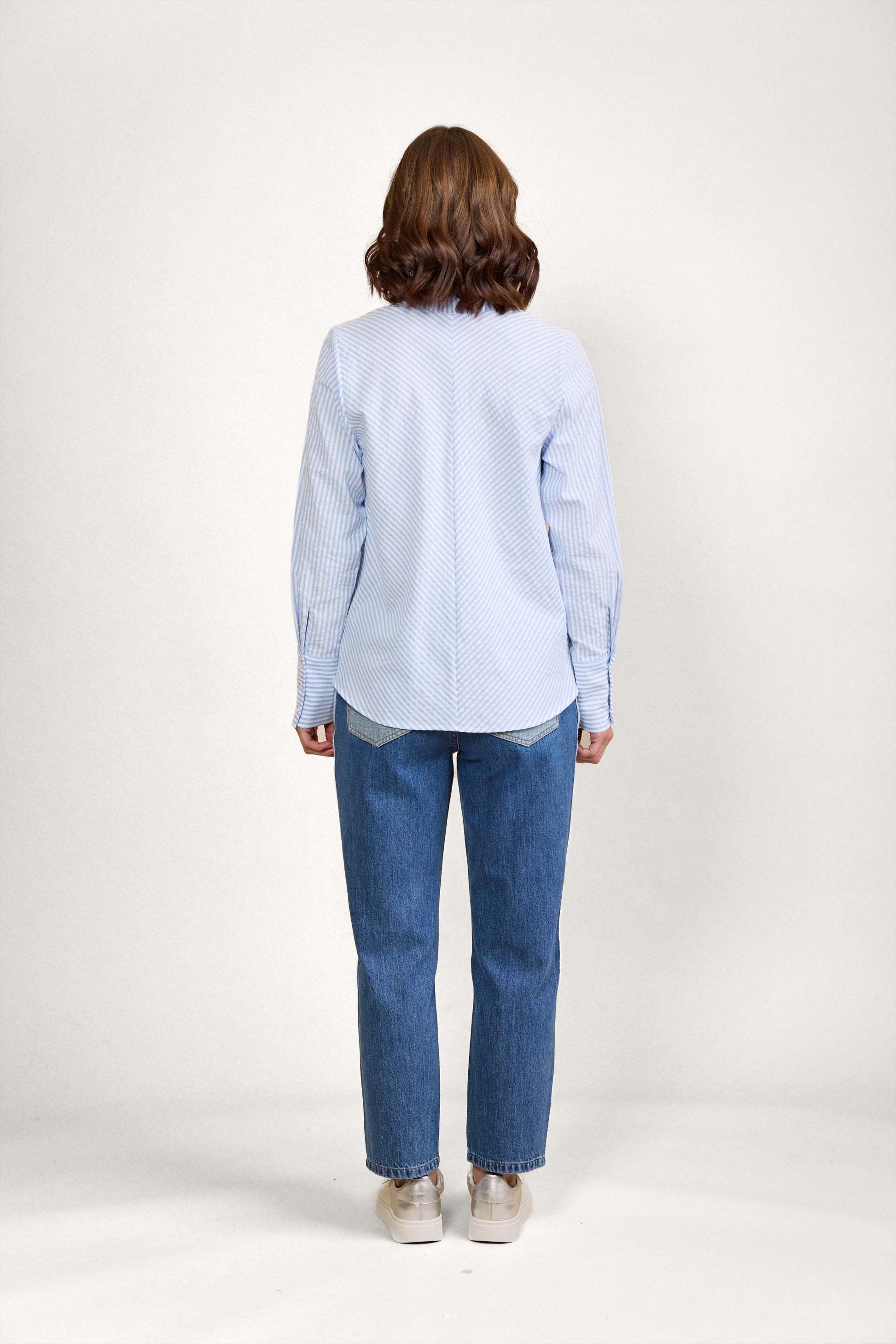 K5091 Iggy Shirt - Blue/White Stripe - Knewe Label