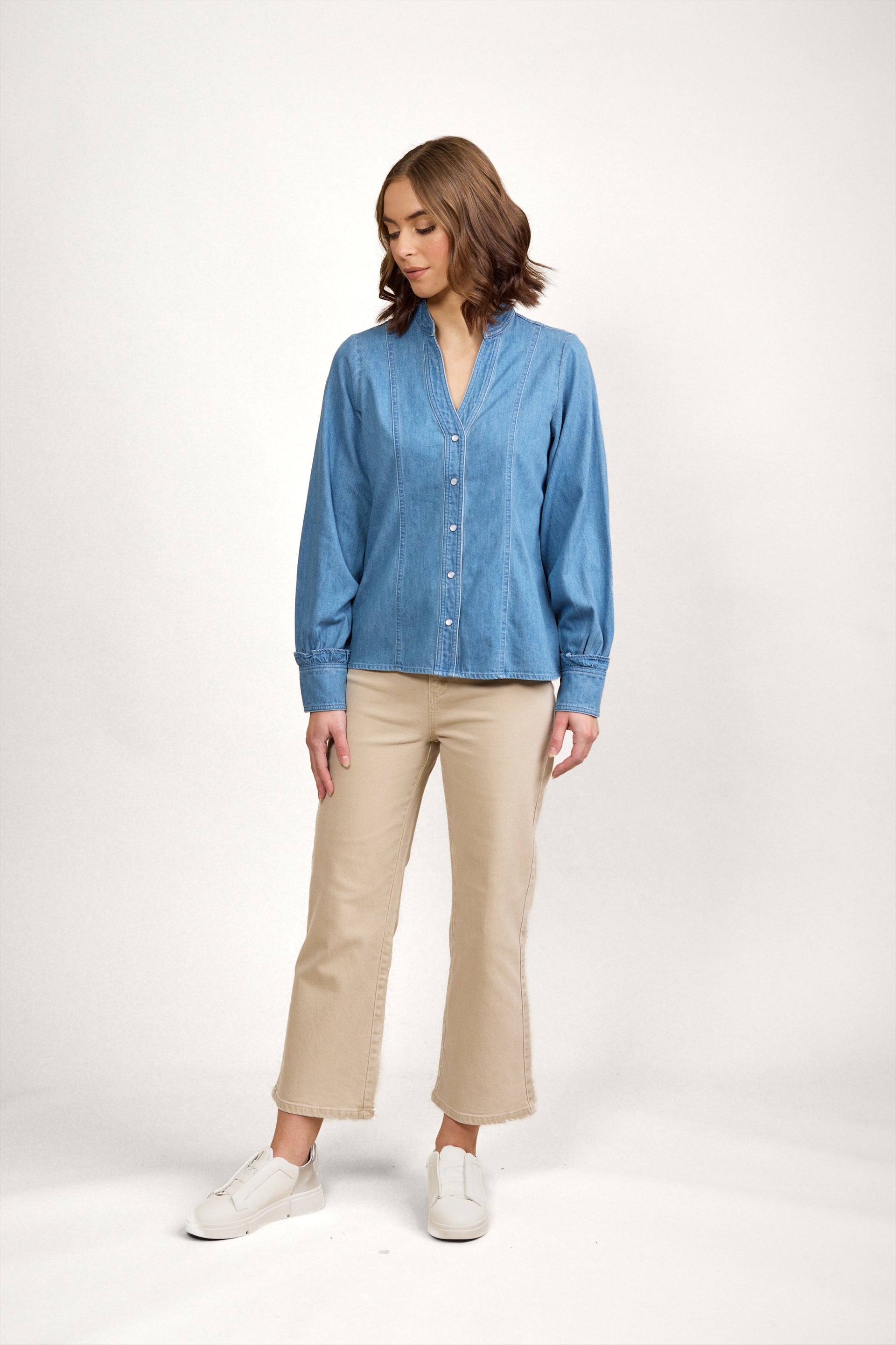 K5092 Joan Shirt - Blue Wash - Knewe Label
