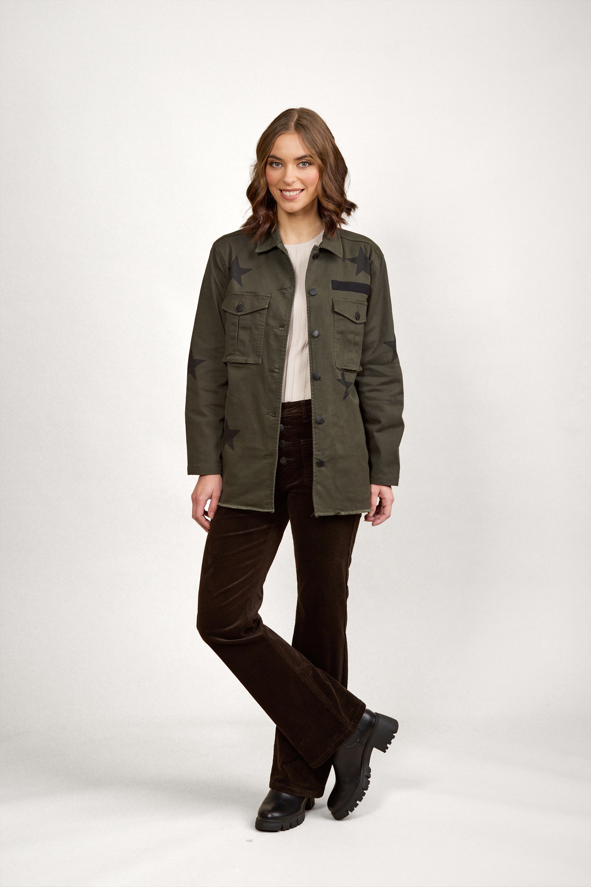 K6016 Bartho Jacket - Olive - Knewe Label