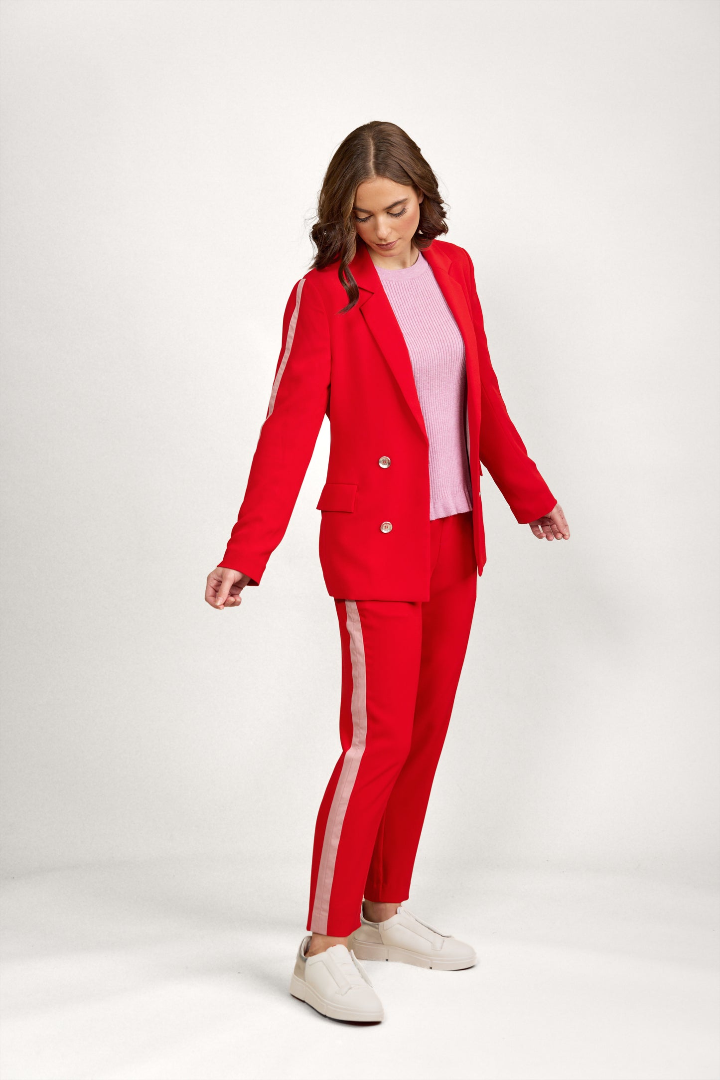 K6031 Clementine Blazer - Chilli/Rose - Knewe Label