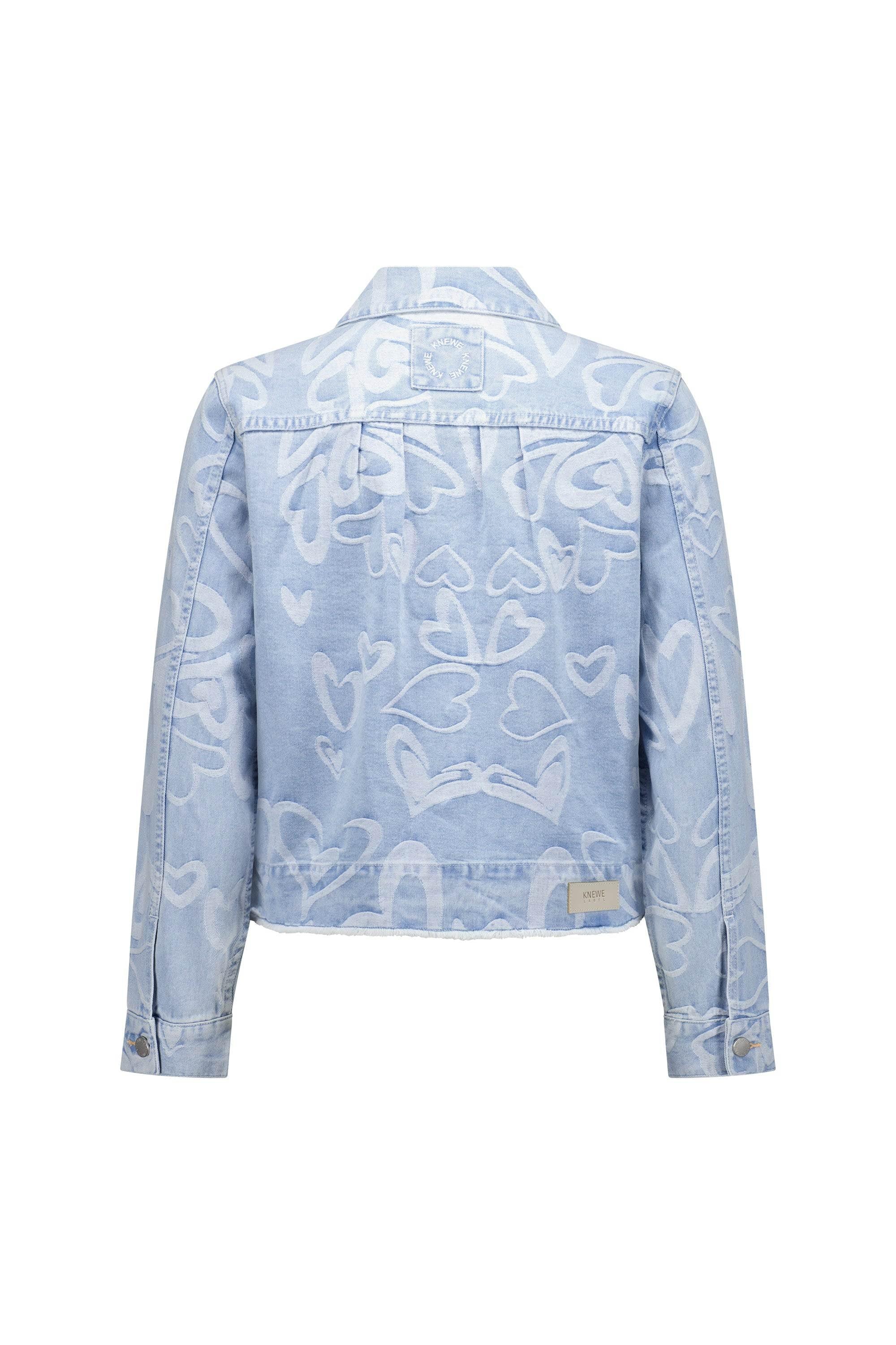 KNEWE Label women's K6038 Jagger Dj Light in Hearts - close-up fabric detail