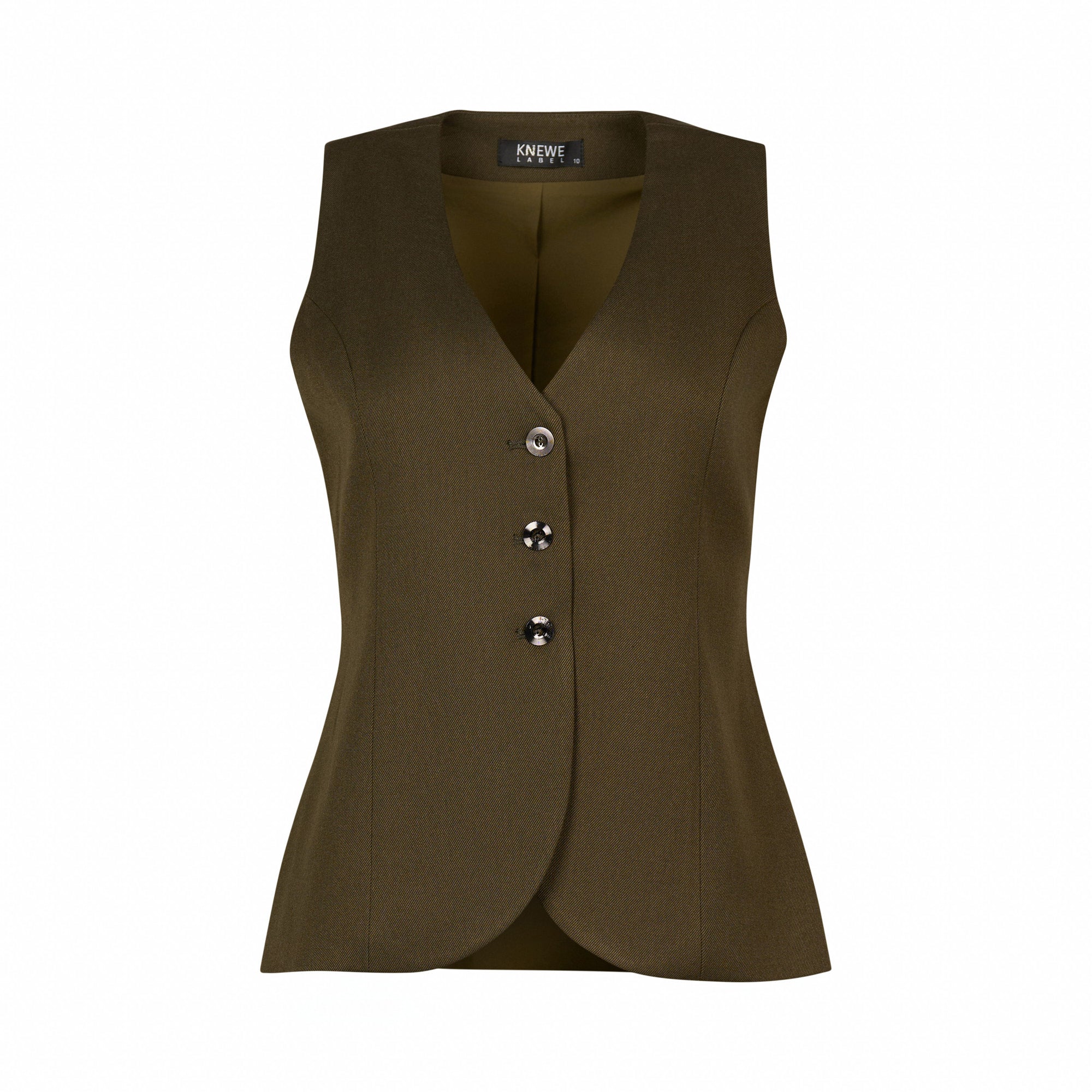 K6042W Florence Vest - Hunter - Knewe Label