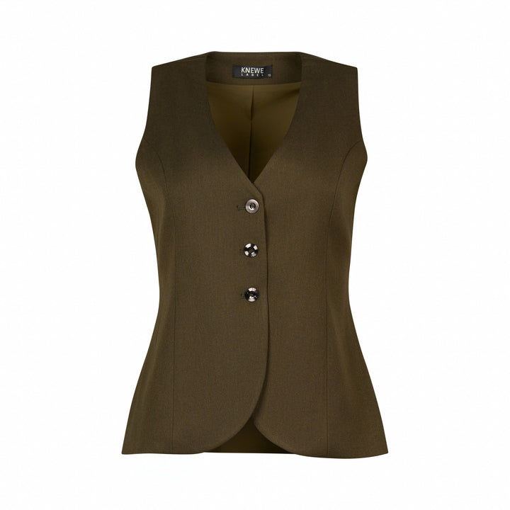 K6042W Florence Vest - Hunter - Knewe Label