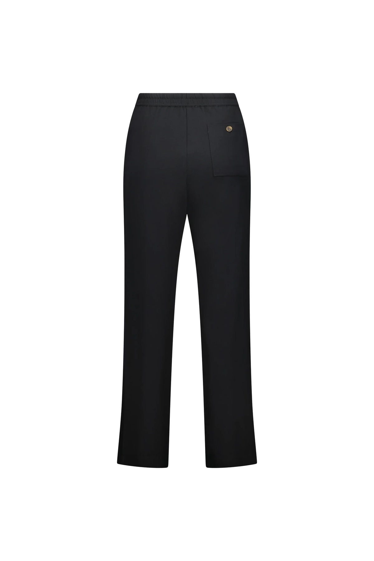 KNEWE Label women's K7060 Bowie Pant Black in Ink - close-up fabric detail