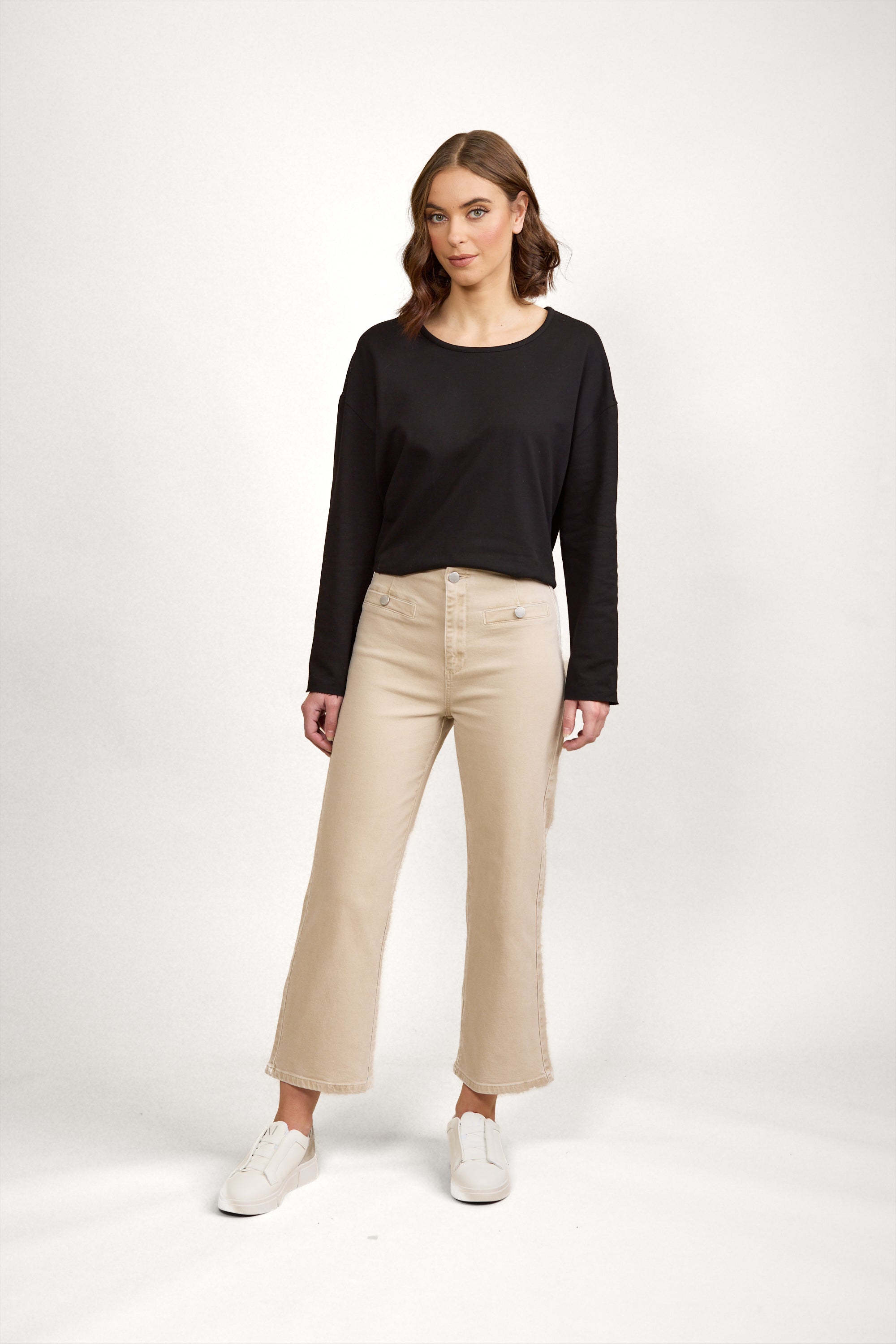 K7082A Fame Jean - Oat Denim - Knewe Label