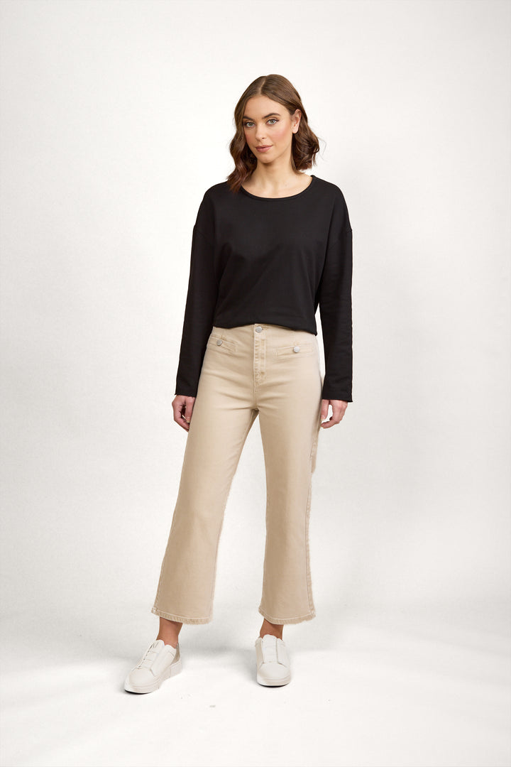 K7082A Fame Jean - Oat Denim - Knewe Label