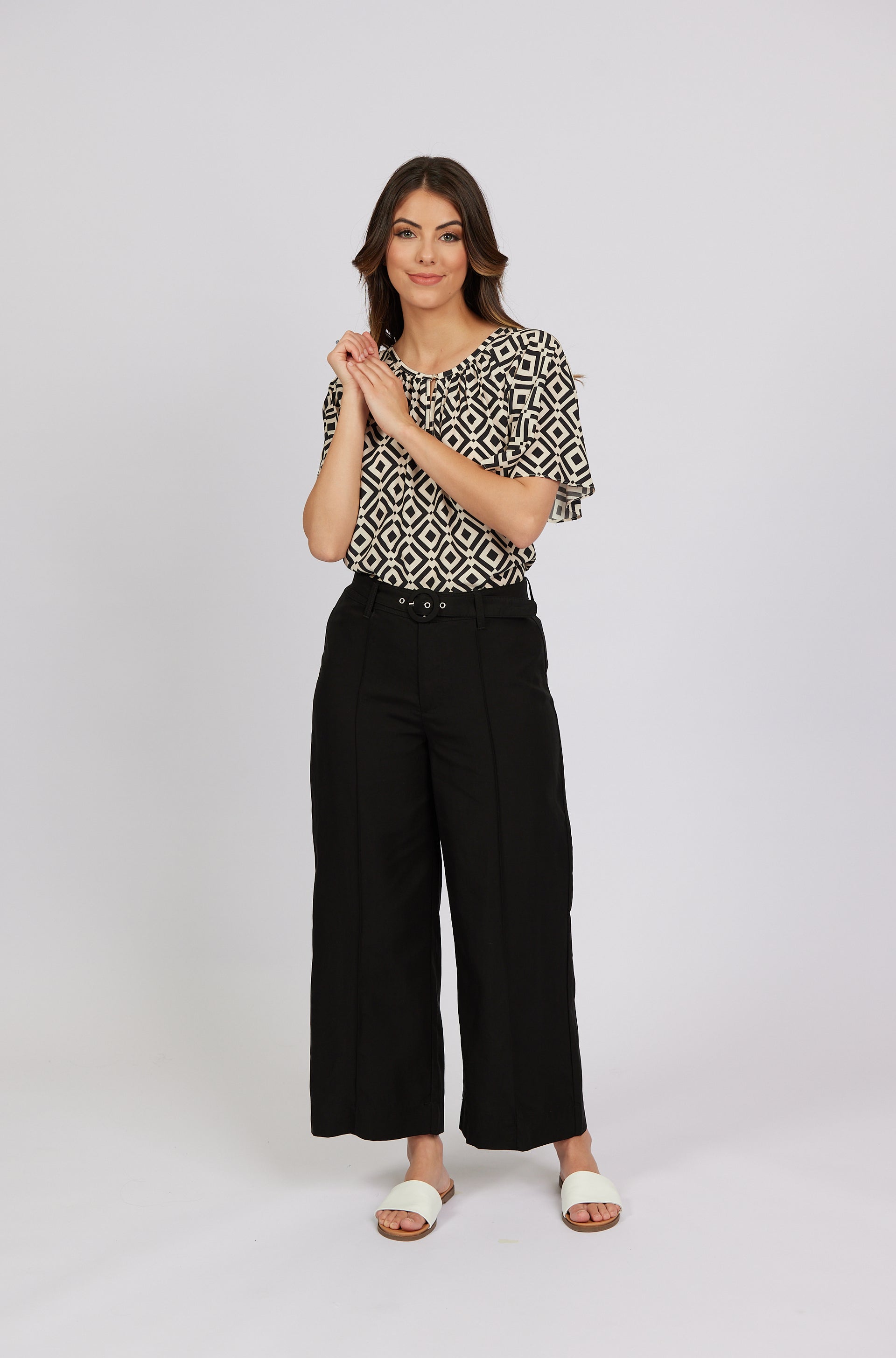 K7098 Black - Harper Pant - Knewe Label