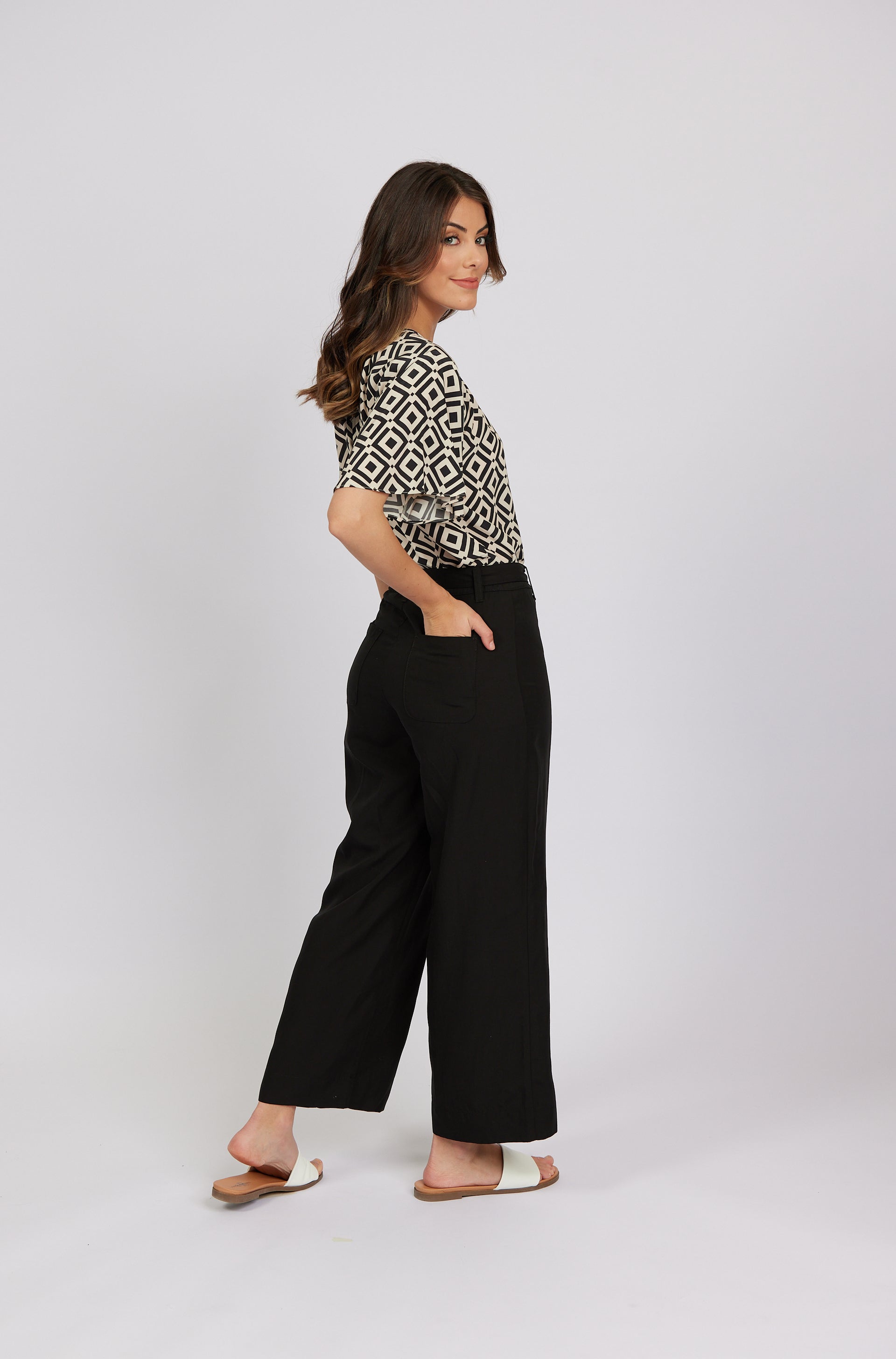 K7098 Black - Harper Pant - Knewe Label