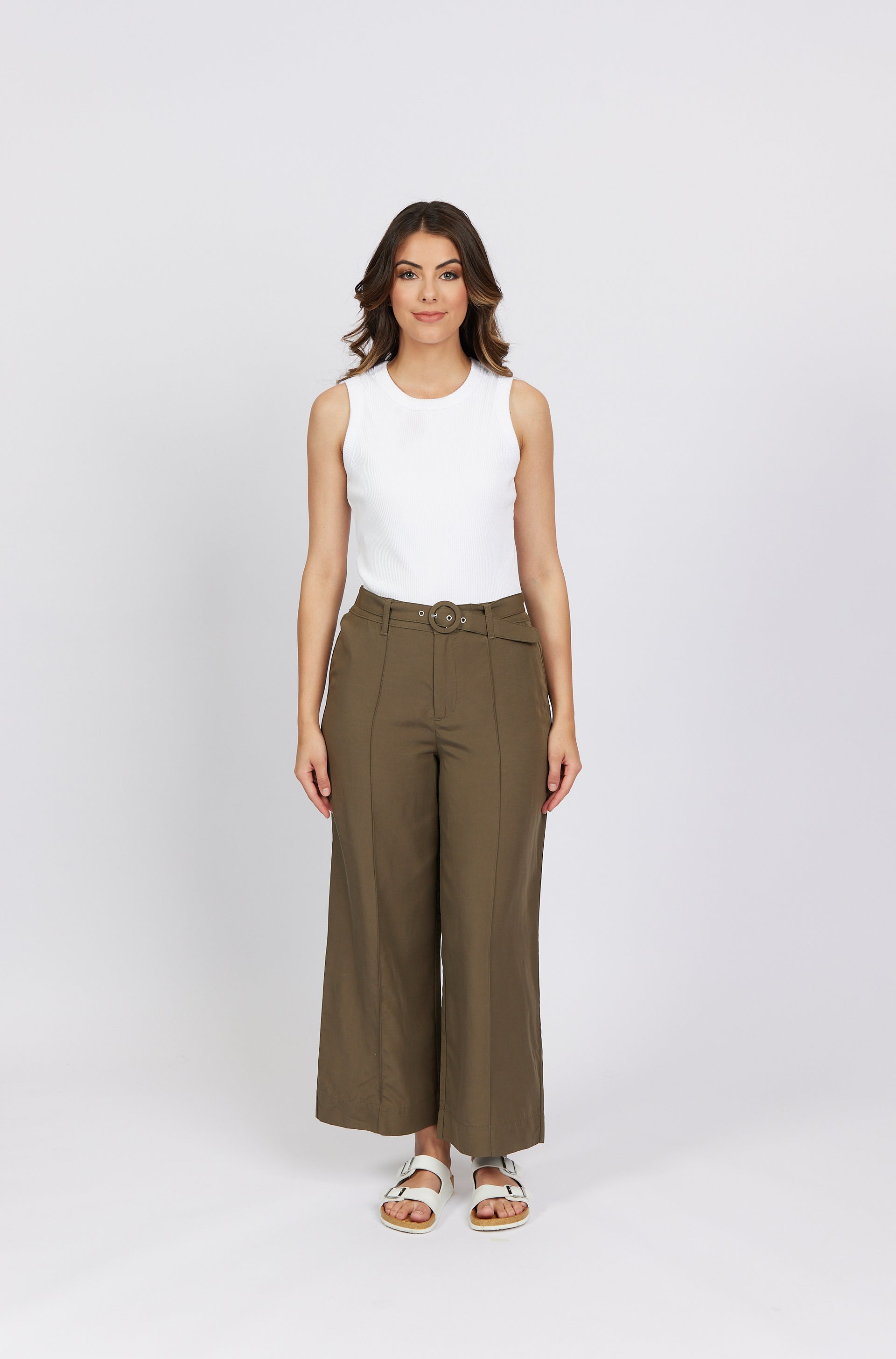 K7098 Khaki - Harper Pant - Knewe Label