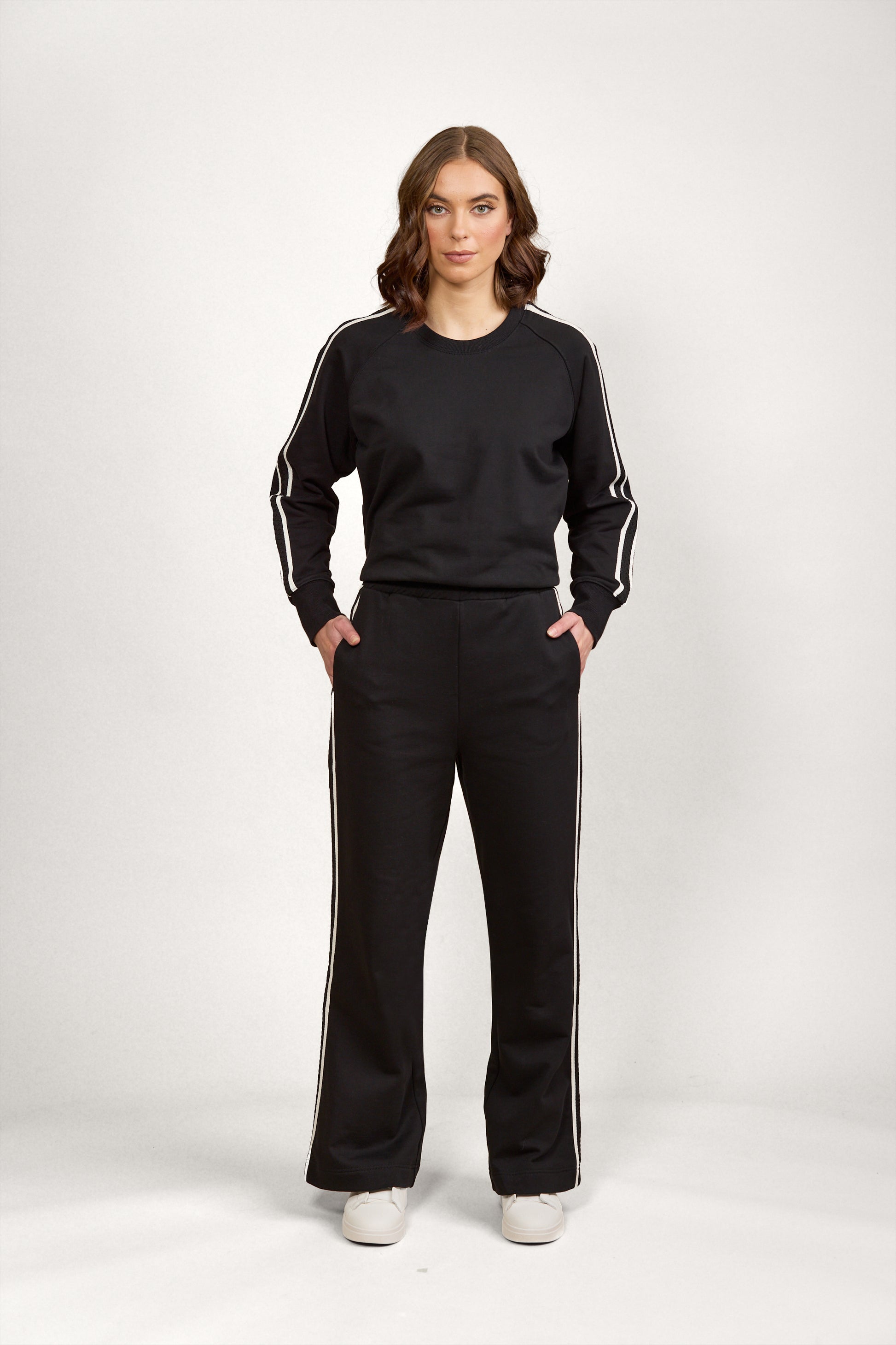 K7101 Rebel Wide Leg - Stone - Knewe Label