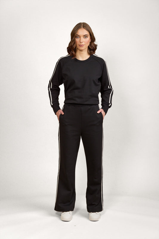 K7101 Rebel Wide Leg - Stone - Knewe Label