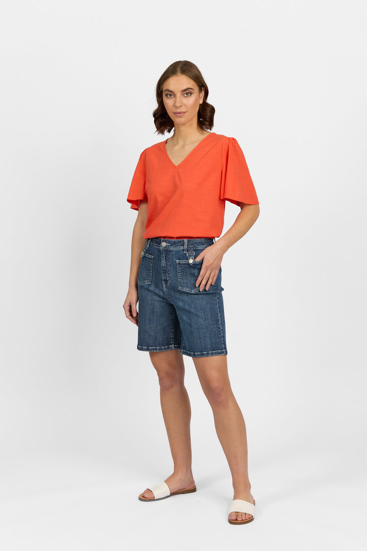 K8011 Mid Wash - Club Short - Knewe Label