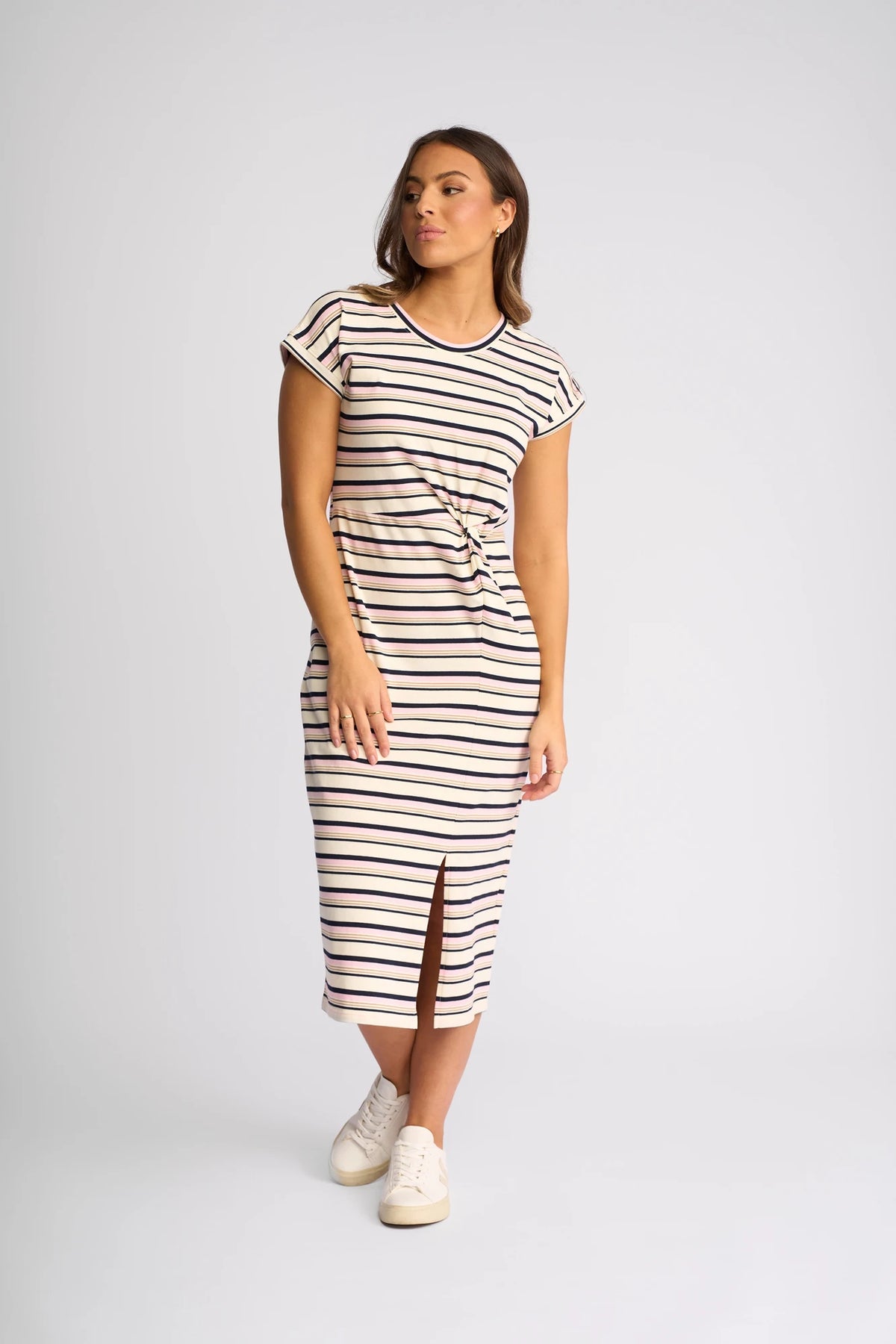 Parker Dress - Ink/Pink