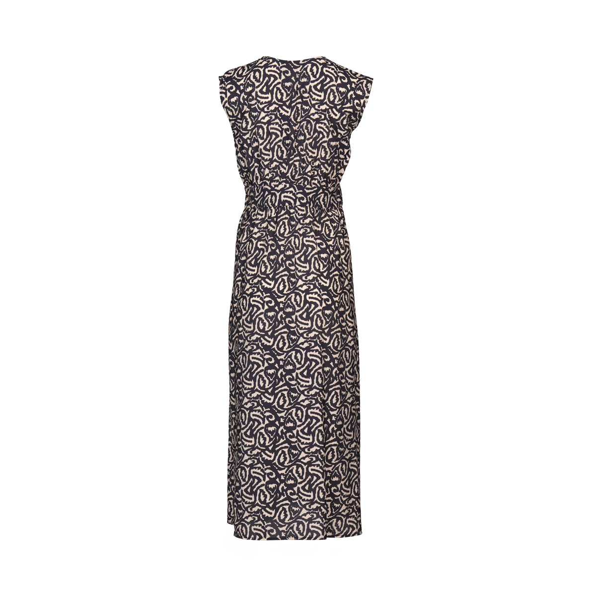 KNEWE Label women's K1051P Global Dress in Soul - close-up fabric detail