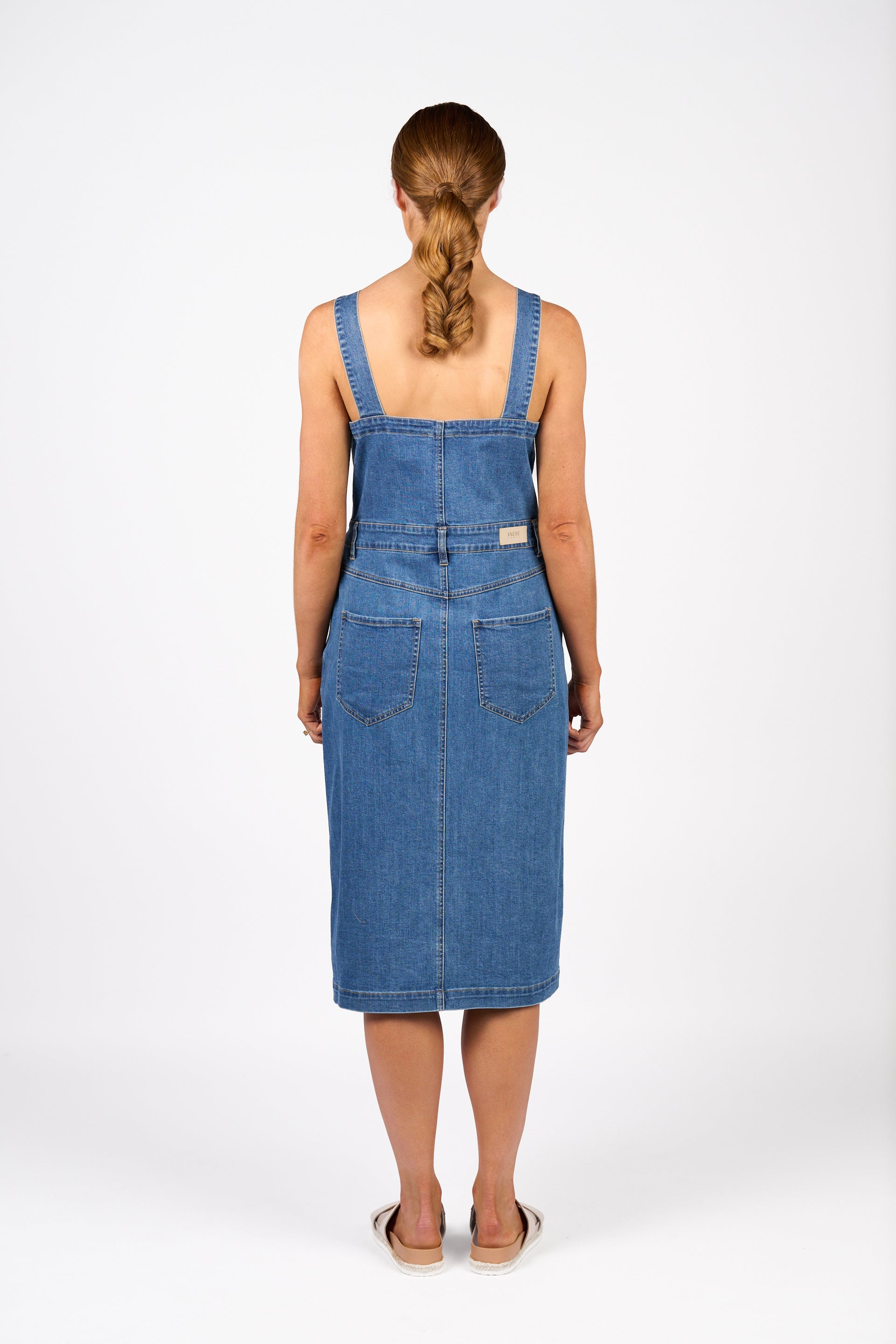 K1062 Novel Dress - Blue Denim
