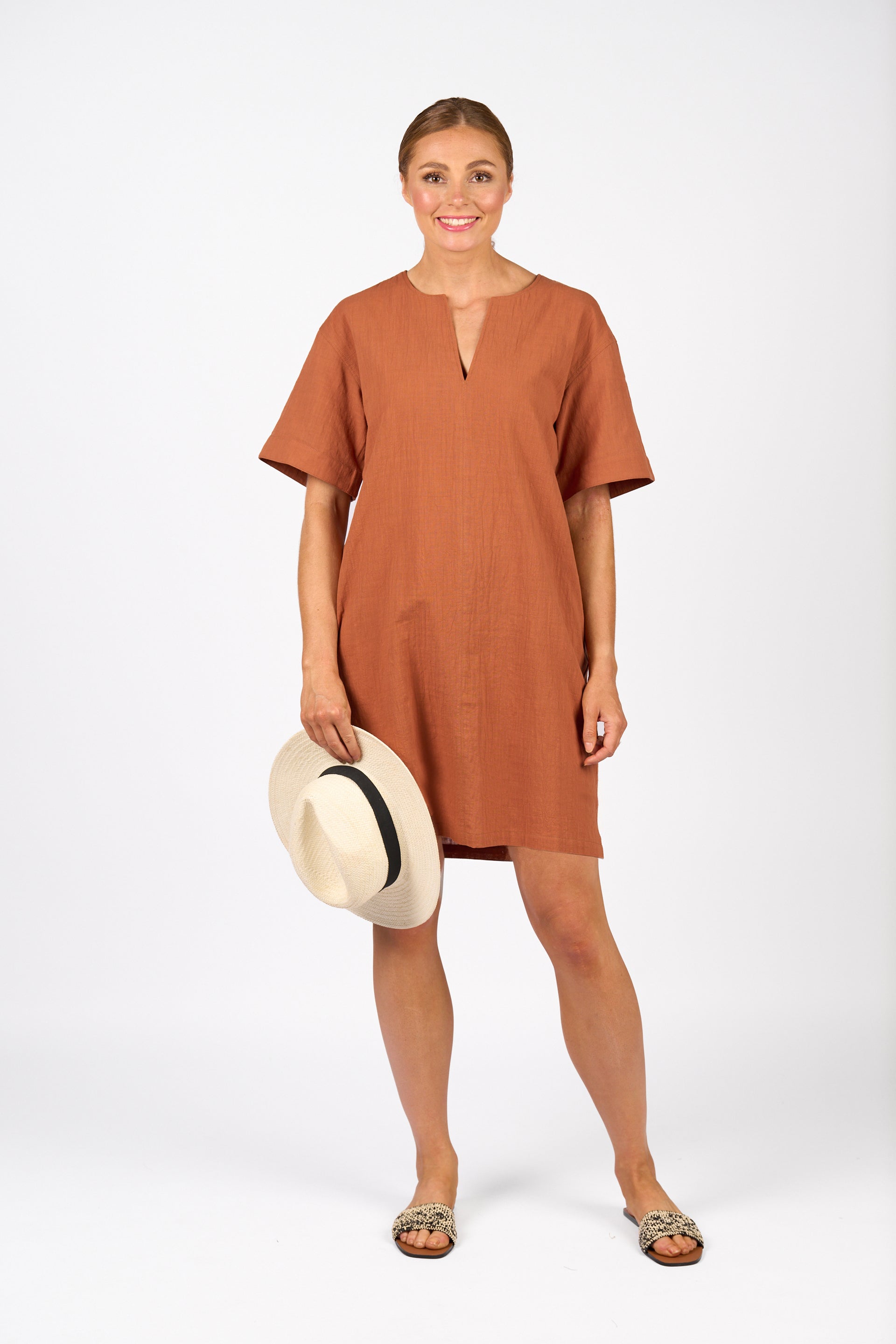 K1066 Edit Dress - Cocoa