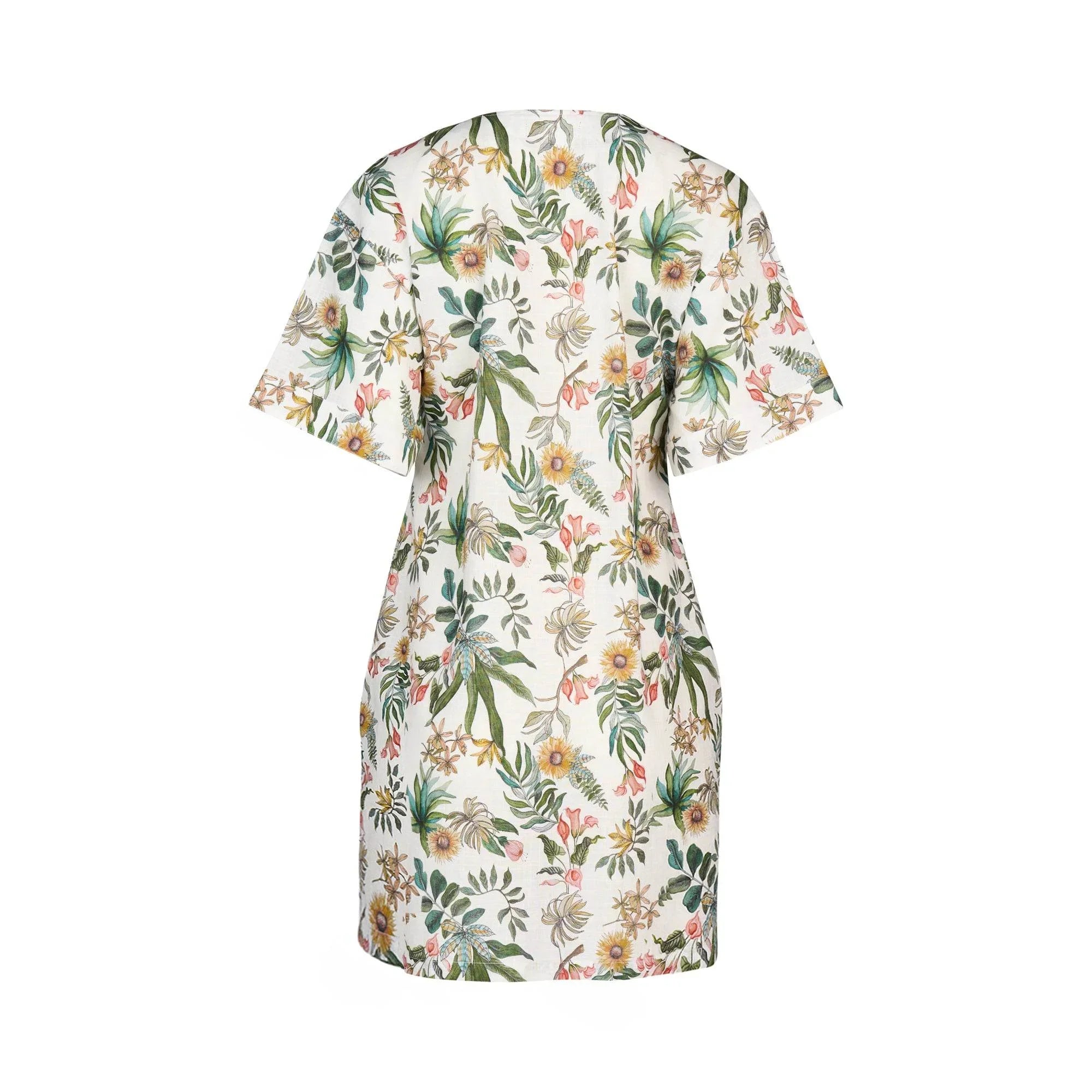 KNEWE Label women's K1066P Edit Dress in Wild - close-up fabric detail