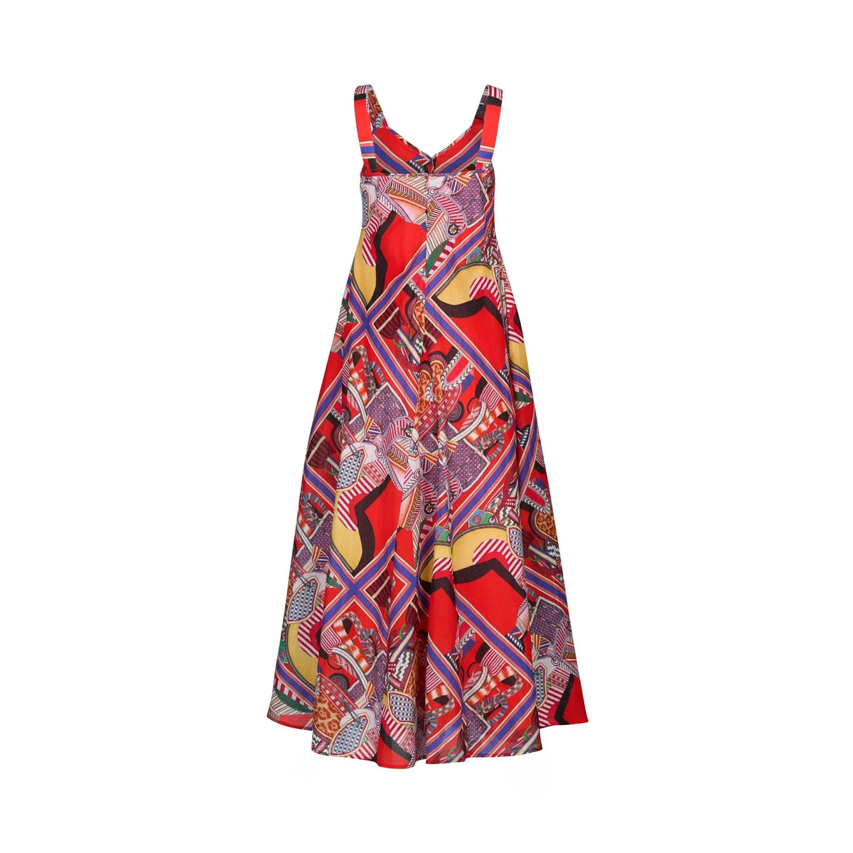 KNEWE Label women's K1067P Gala Dress in Cleopatra - close-up fabric detail