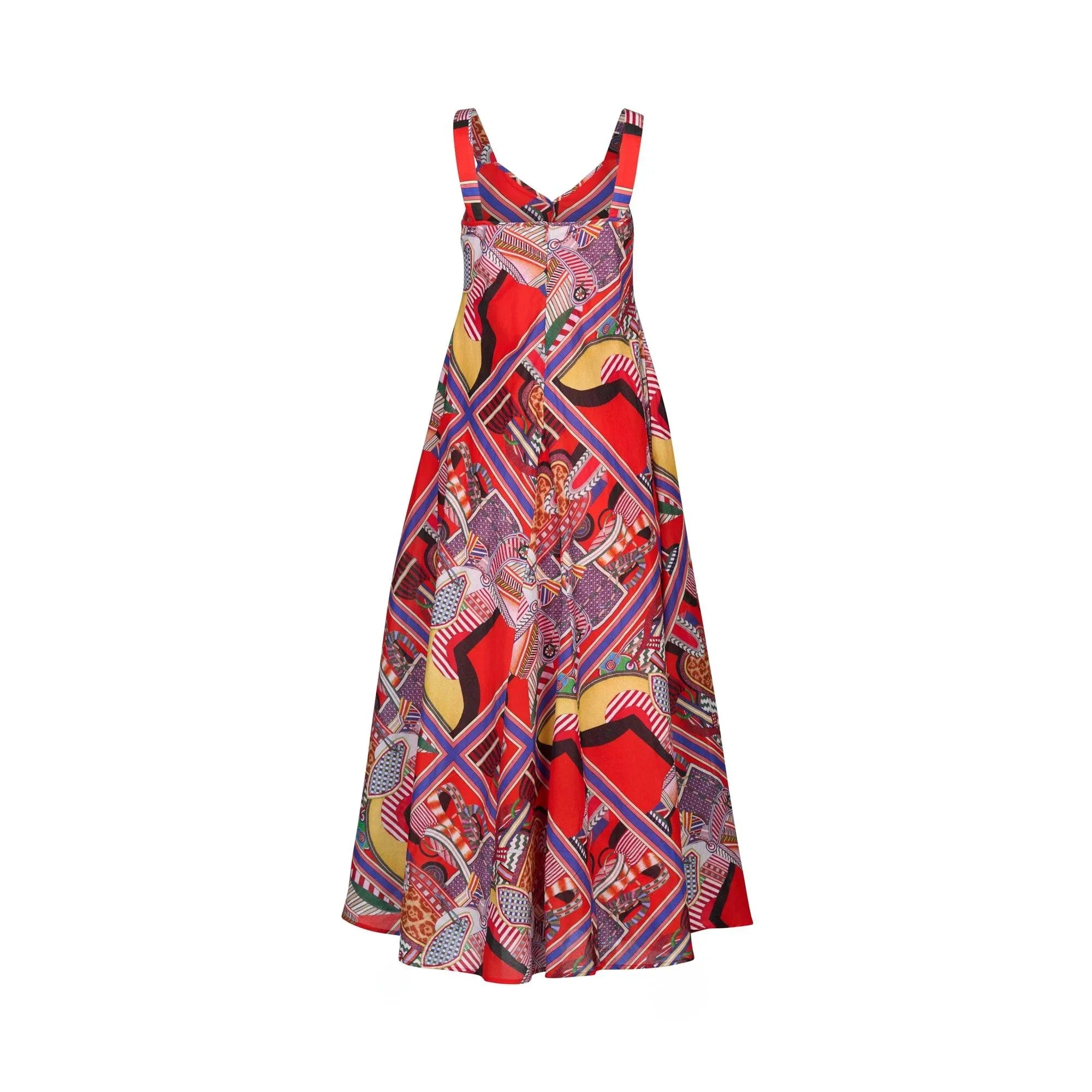 KNEWE Label women's K1067P Gala Dress in Cleopatra - close-up fabric detail