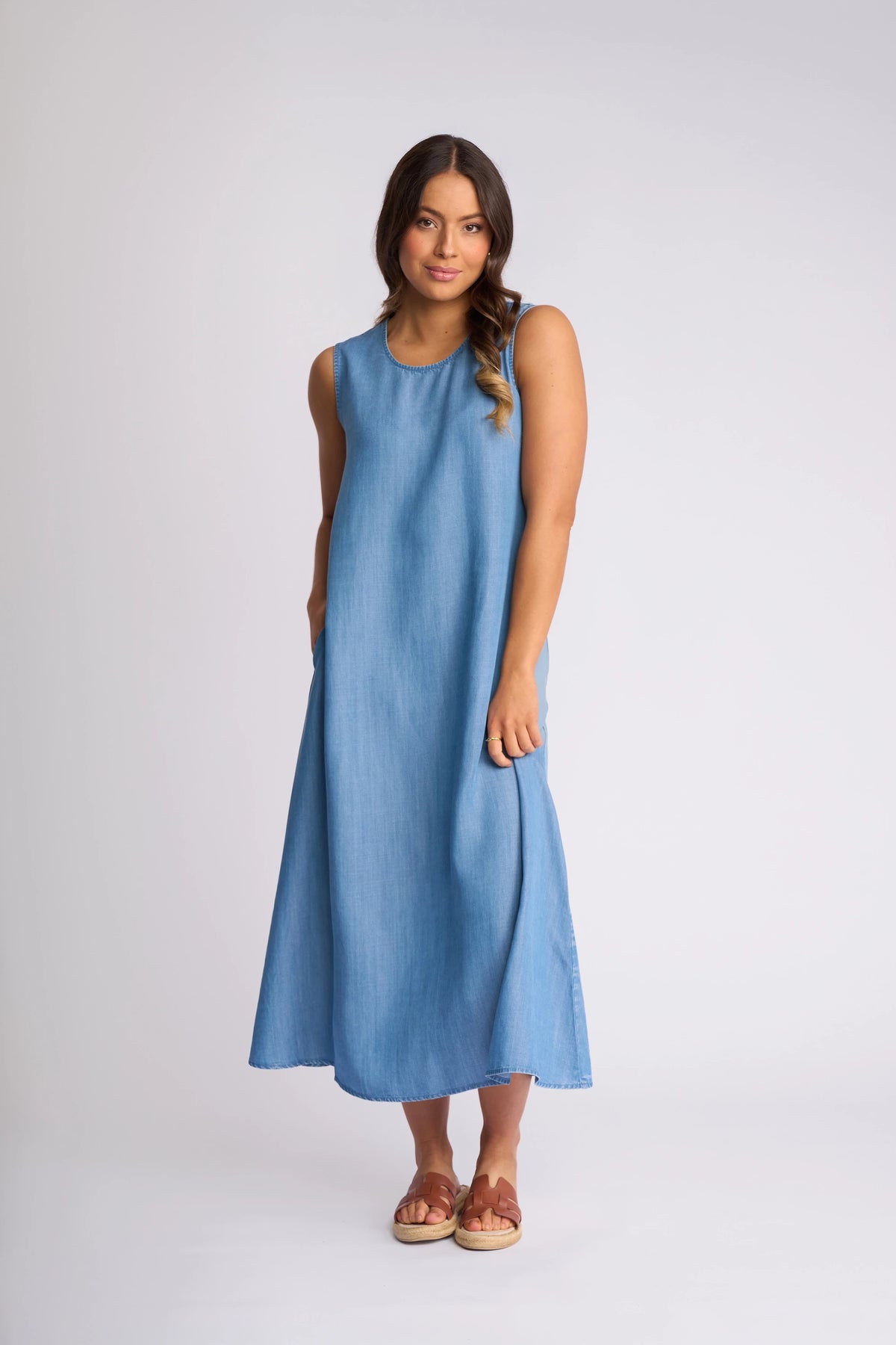 Sky Dress - Light Wash