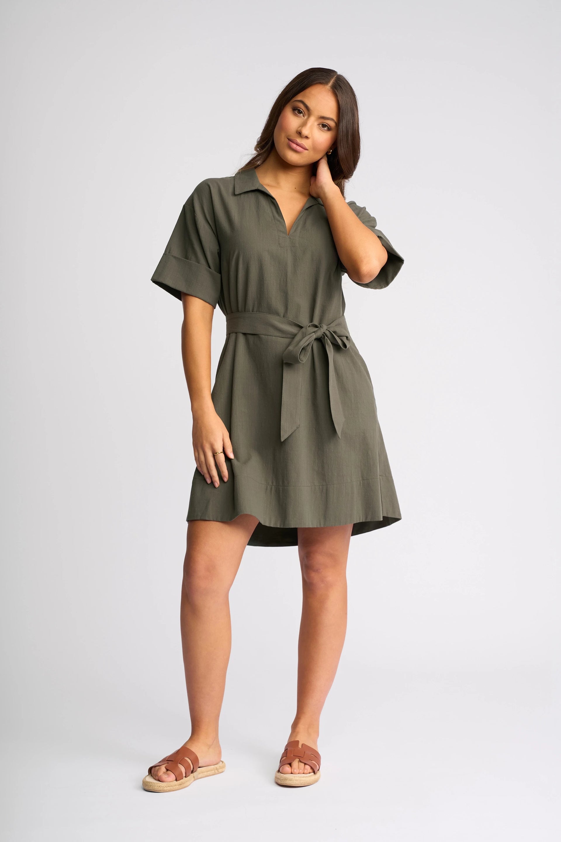 Berlin Dress - Olive