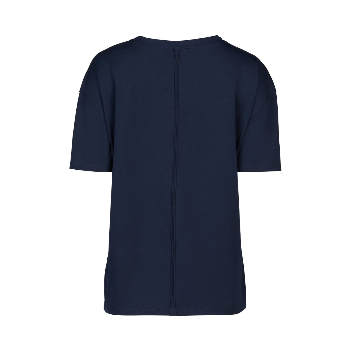KNEWE Label women's K3063 Ultra Tee in Ink - close-up fabric detail