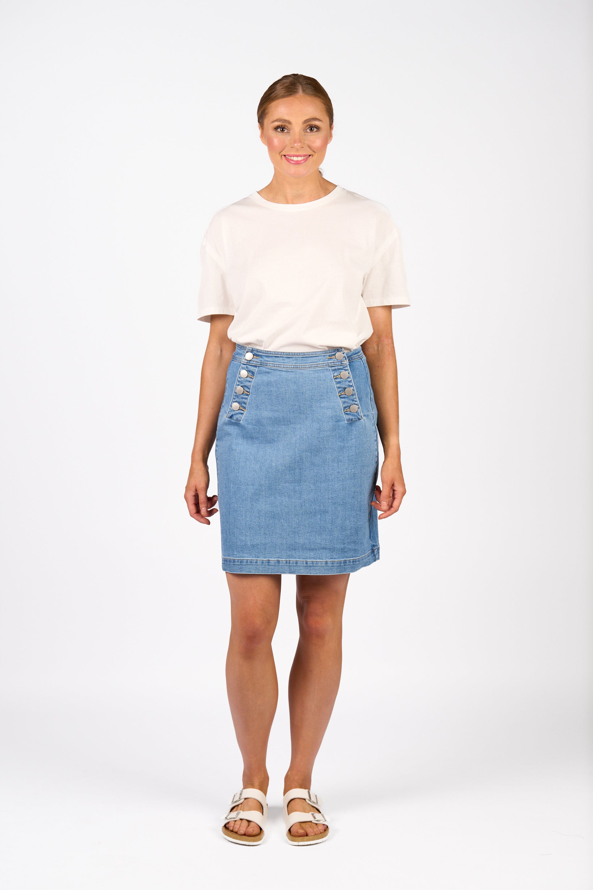 K4039 Ridge Skirt - Malibu