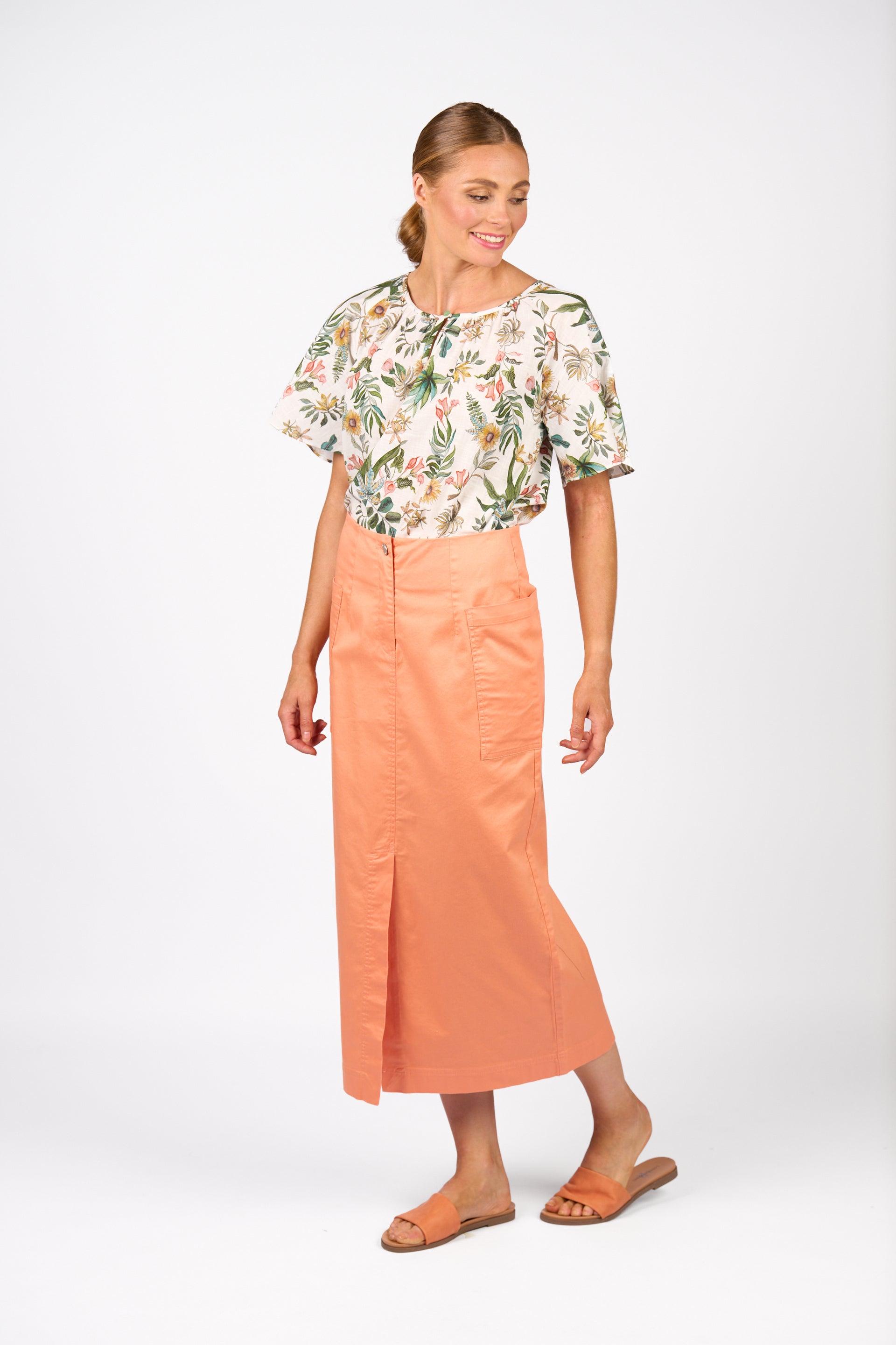 K4041 Bay Skirt - Apricot