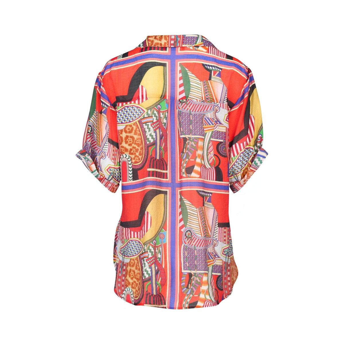 KNEWE Label women's K5079 Infinity Shirt in Cleopatra - close-up fabric detail